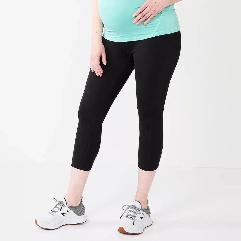 Maternity Tek Gear® Ultrastretch High Rise Capri Pants, Women's,  Product Image