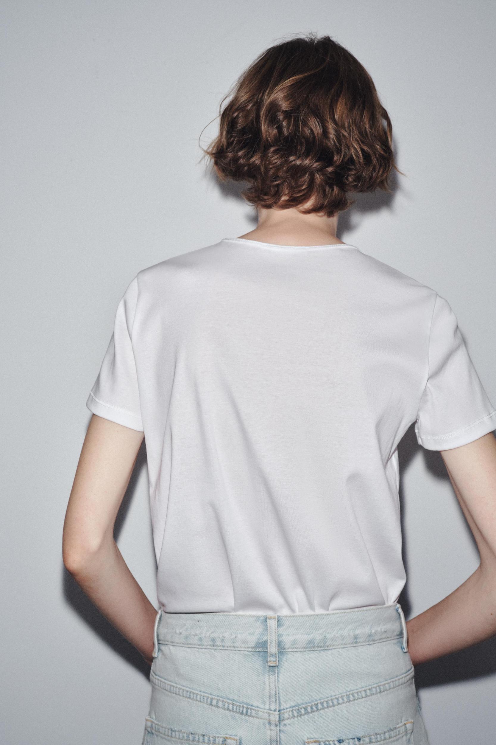 MERCERIZED COTTON T-SHIRT Product Image