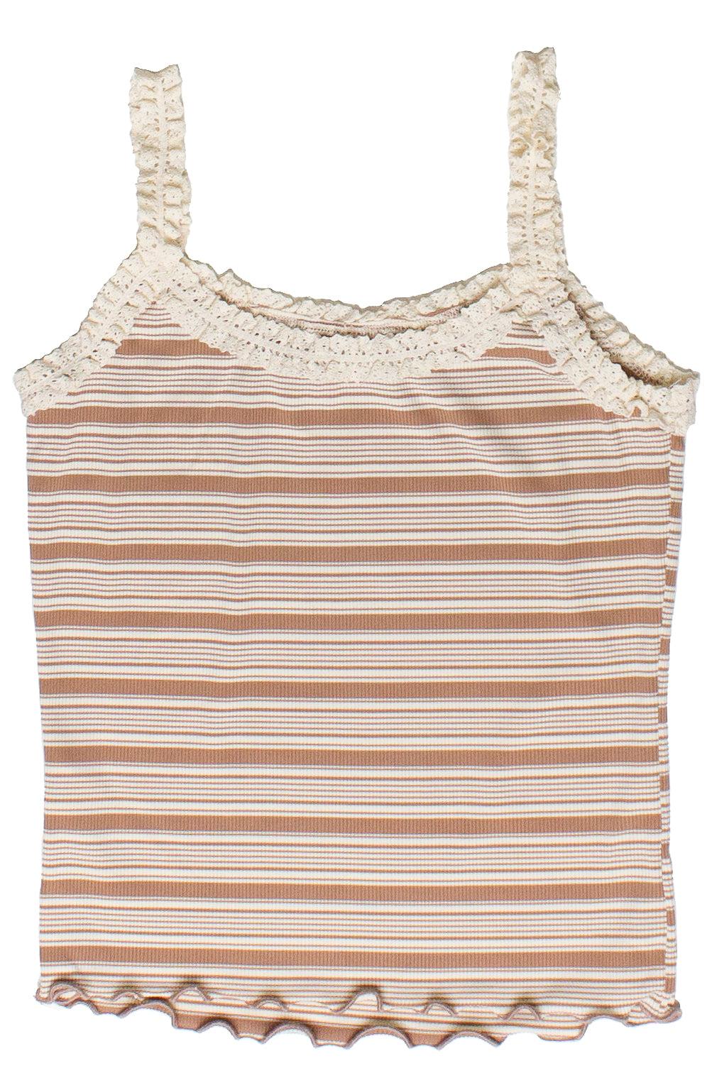 Striped Ribbed Shorts Product Image