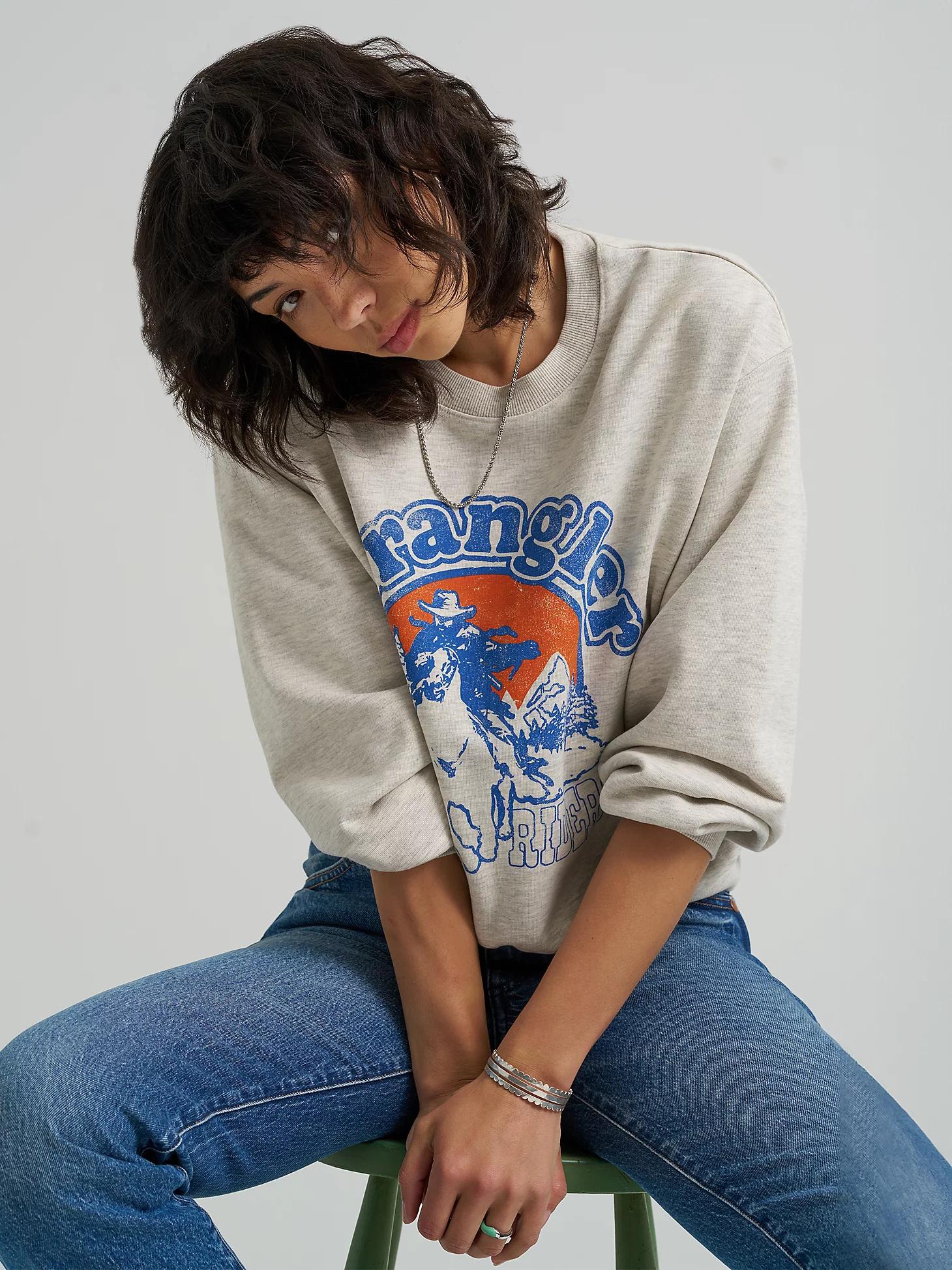 Women's Ballon Sleeve Sweatshirt | Women's TOPS | Wrangler® Product Image