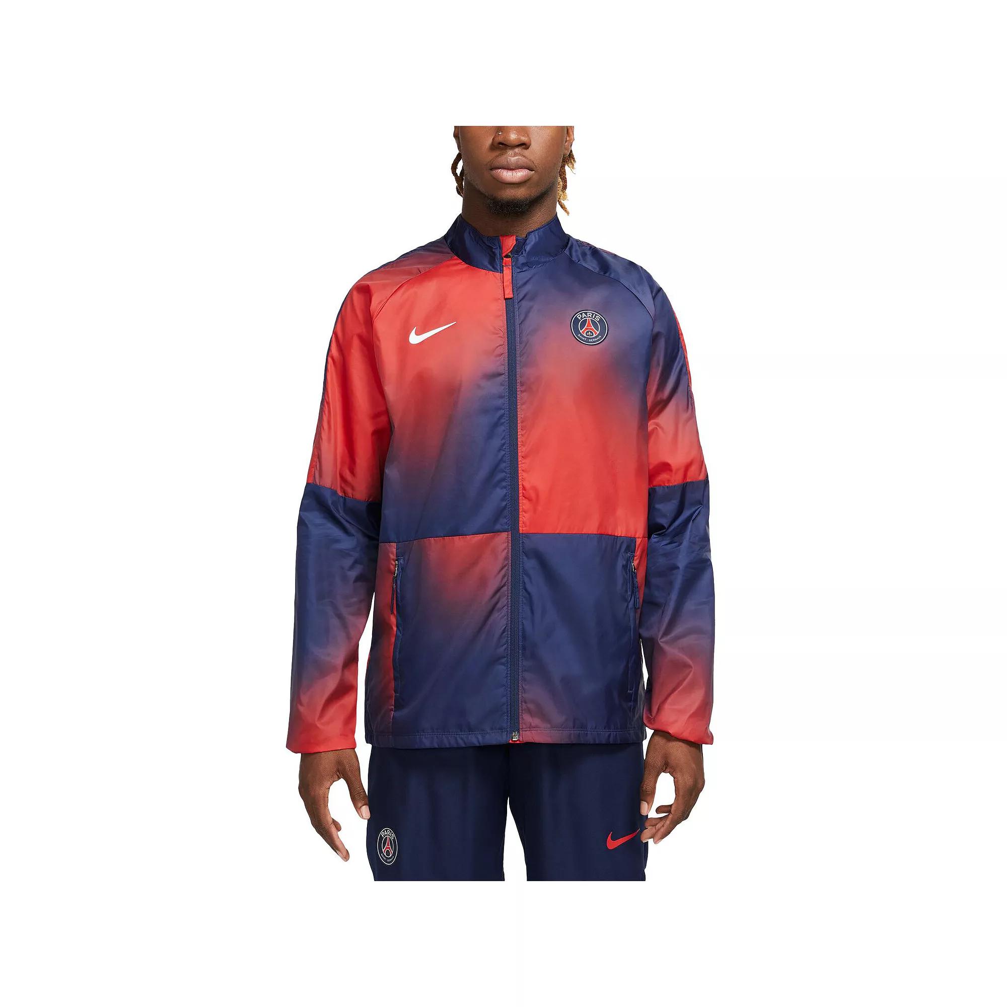 Men's Nike Navy Paris Saint-Germain 2023 Academy AWF Raglan Full-Zip Jacket, Size: Large, Psg Blue Product Image