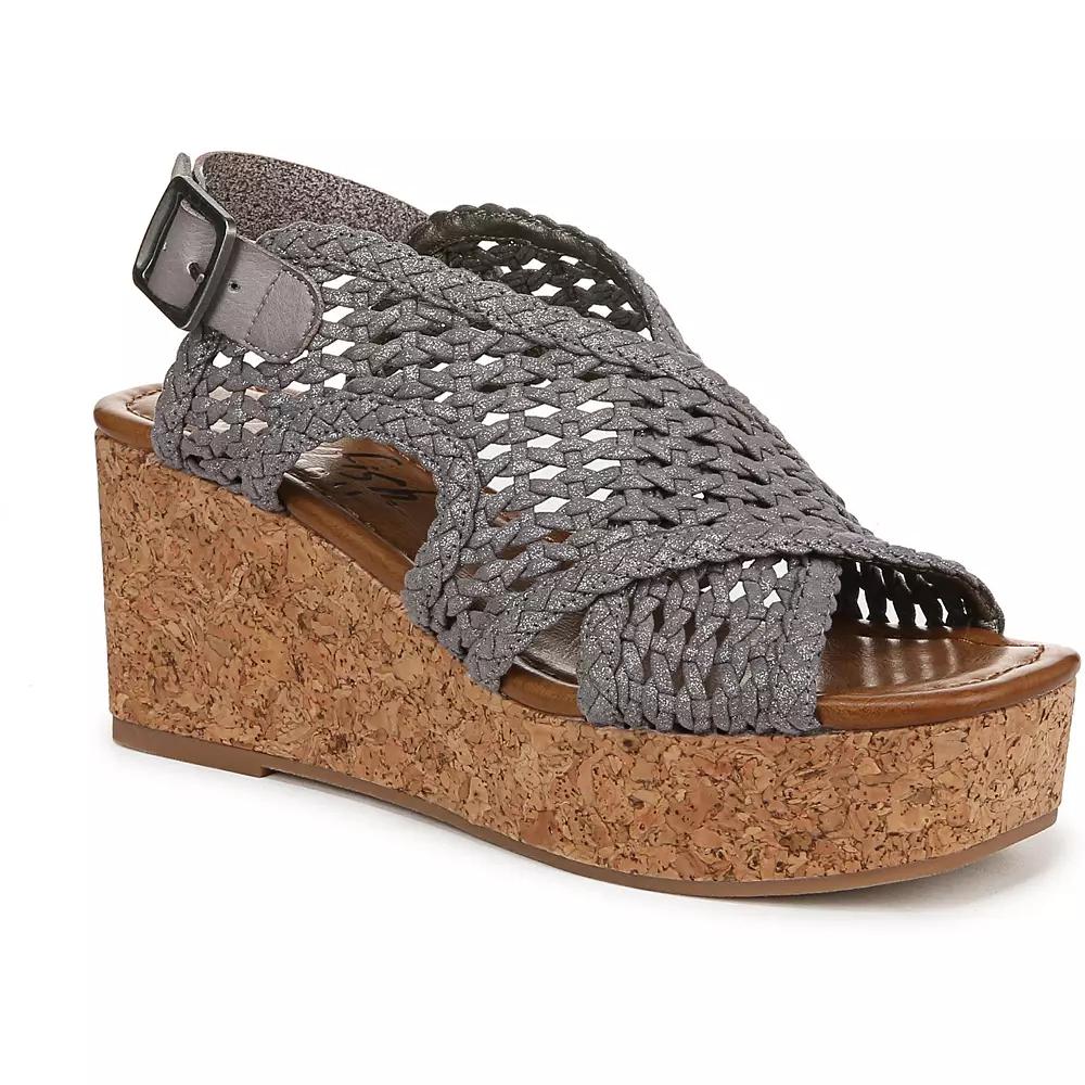 Blowfish Malibu Andrea Women's Wedge Sandals, Size: 10, Dark Silver Product Image