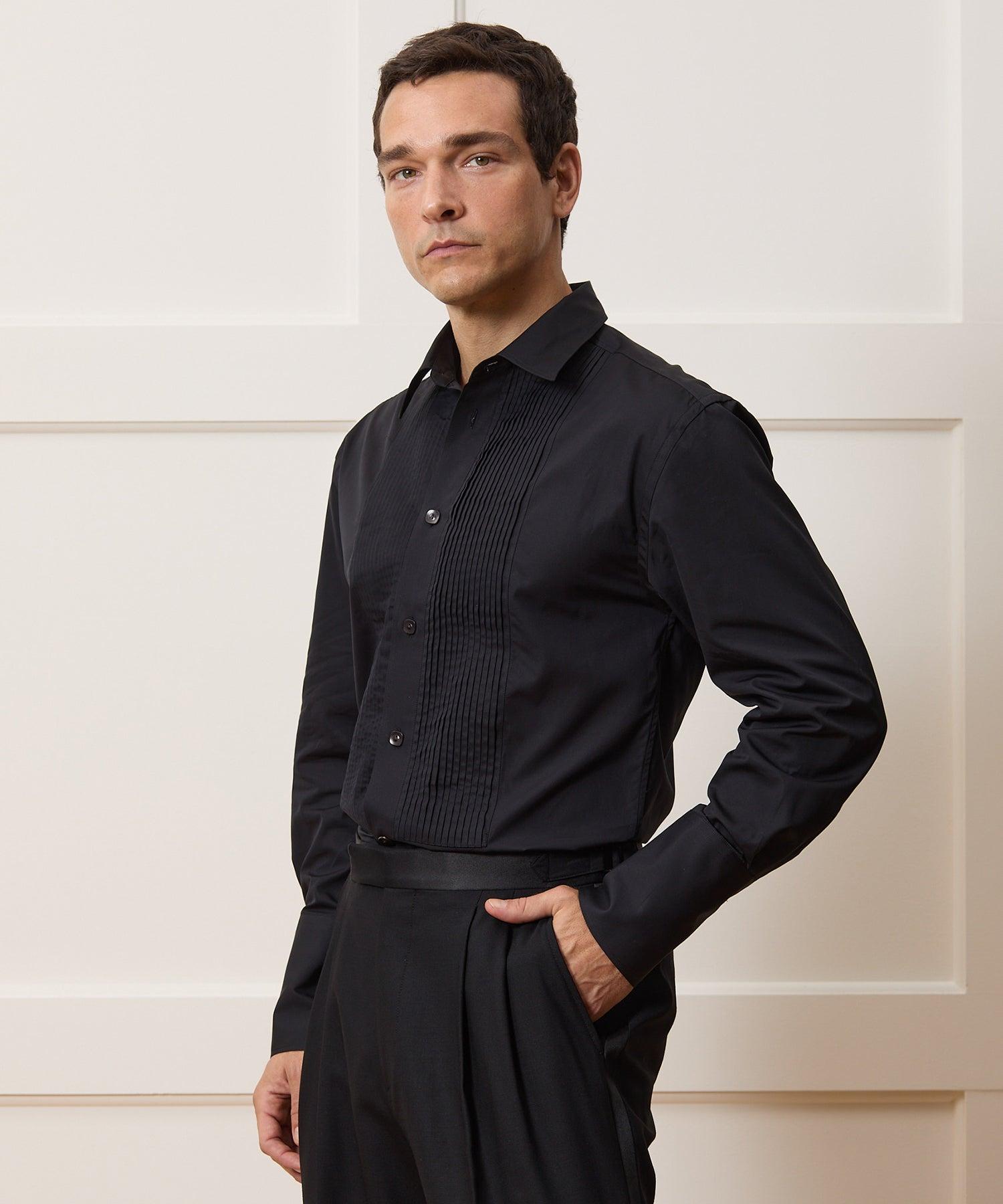 Armando Cabral Pleat Bib Tuxedo Shirt Product Image