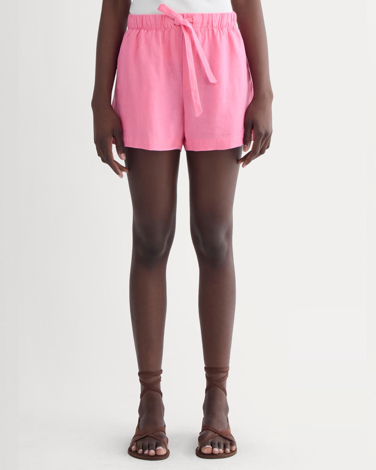Womens Drawstring Boxer Short in Linen by Everlane Product Image