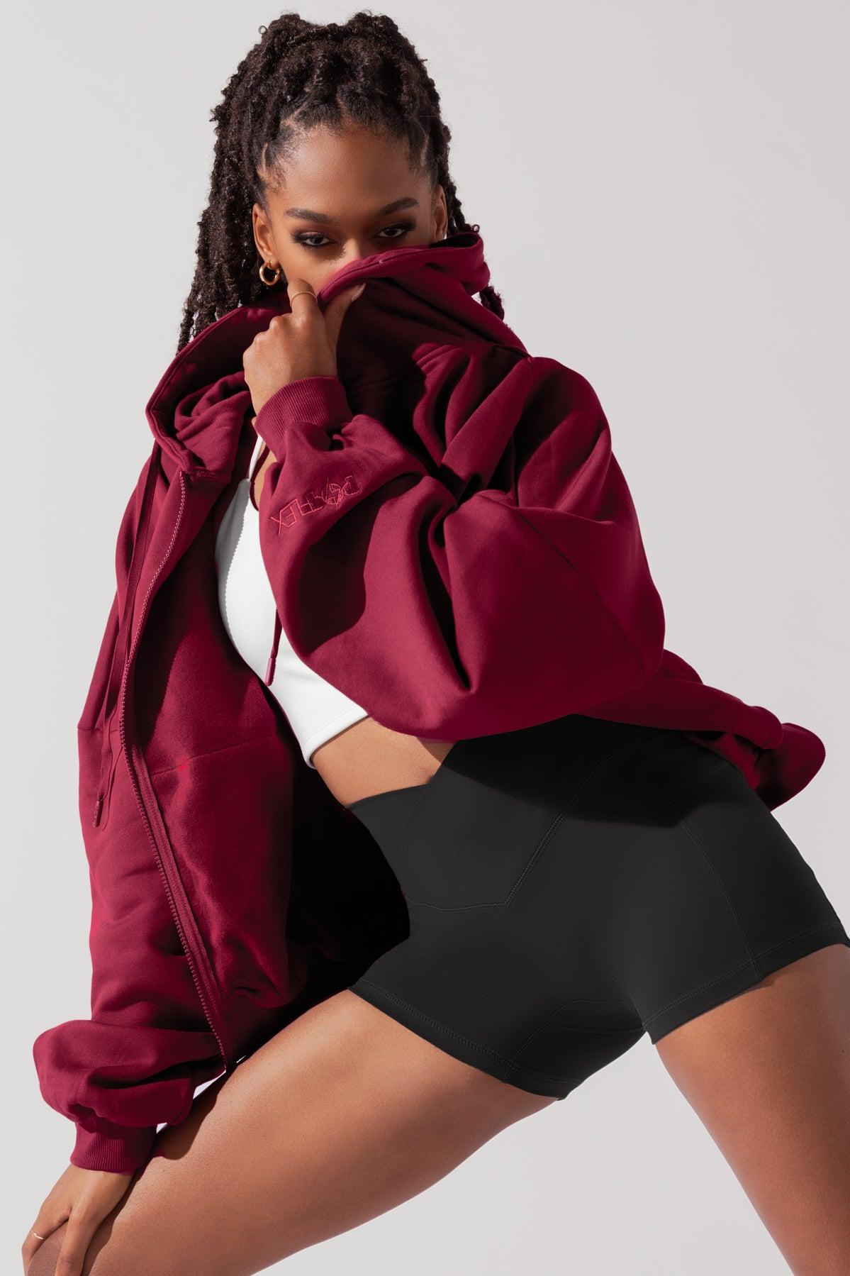 Zip Cloud Hoodie - Blush Product Image