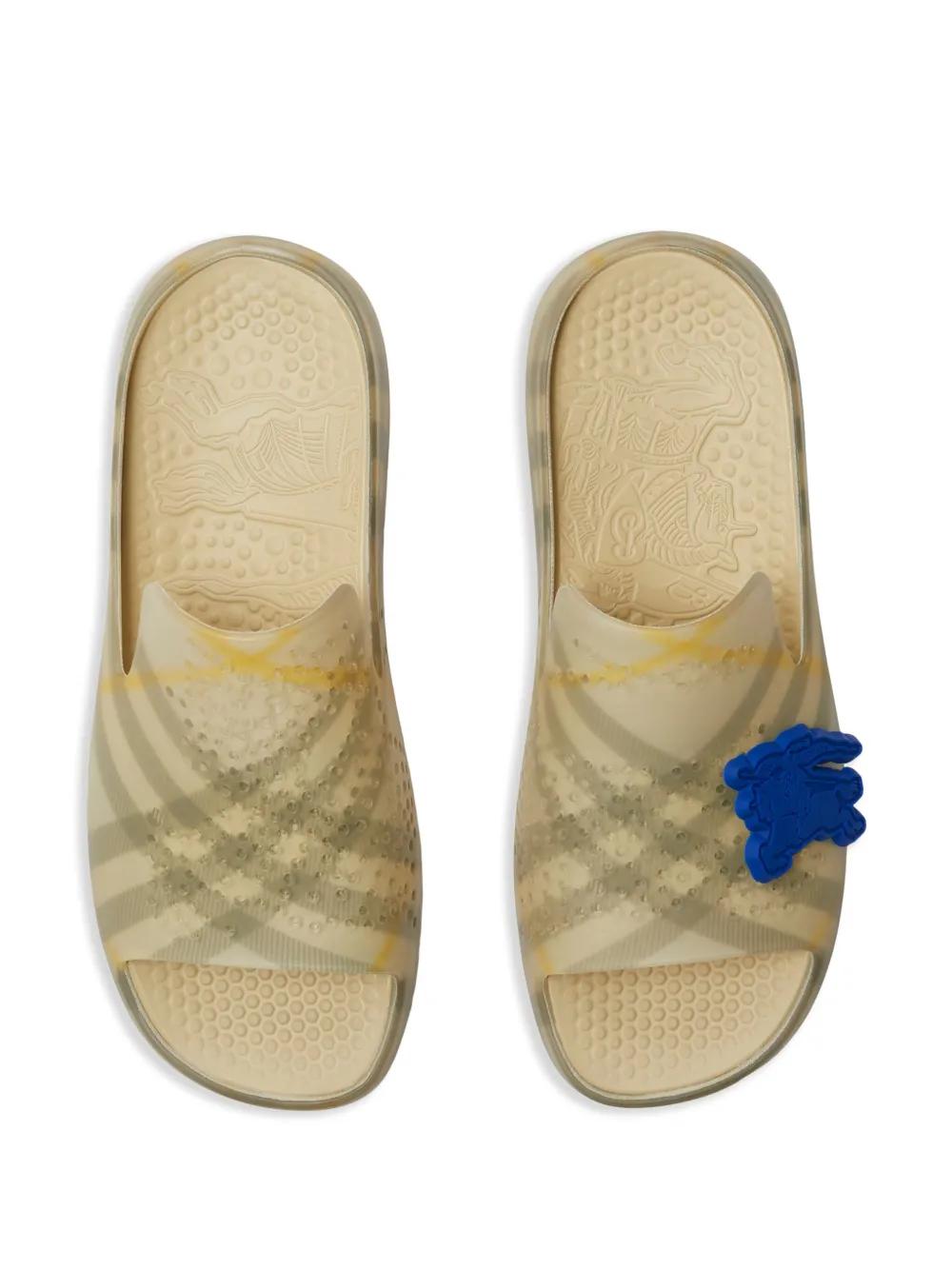 Equestrian Knight check-pattern slides  Product Image