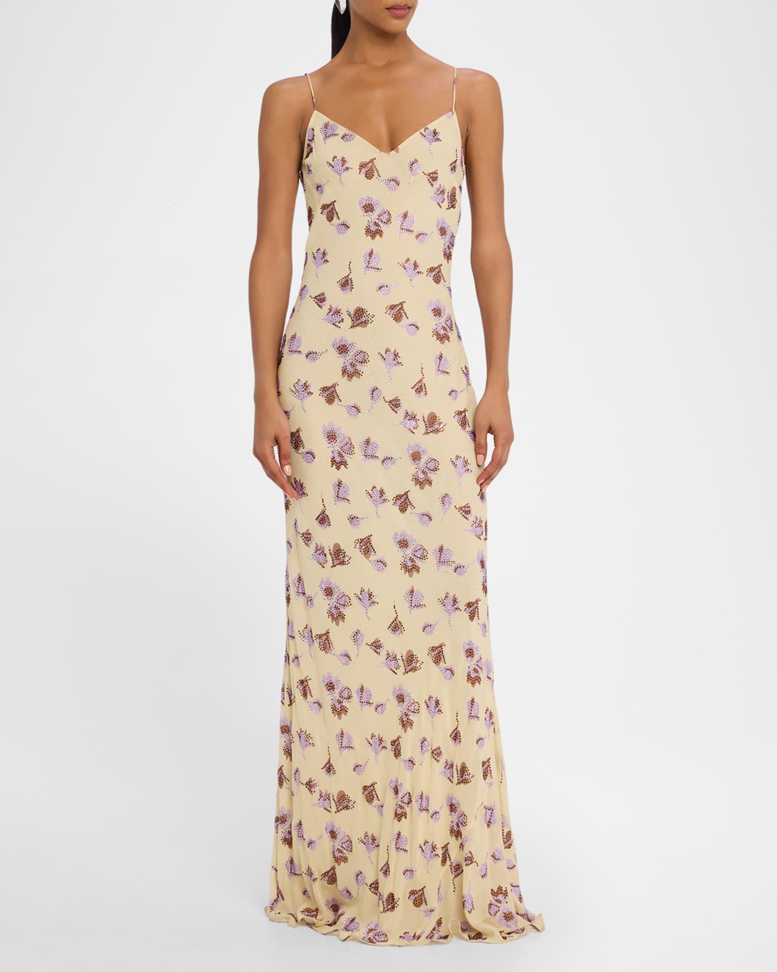 Embellished Floral Maxi Dress Product Image