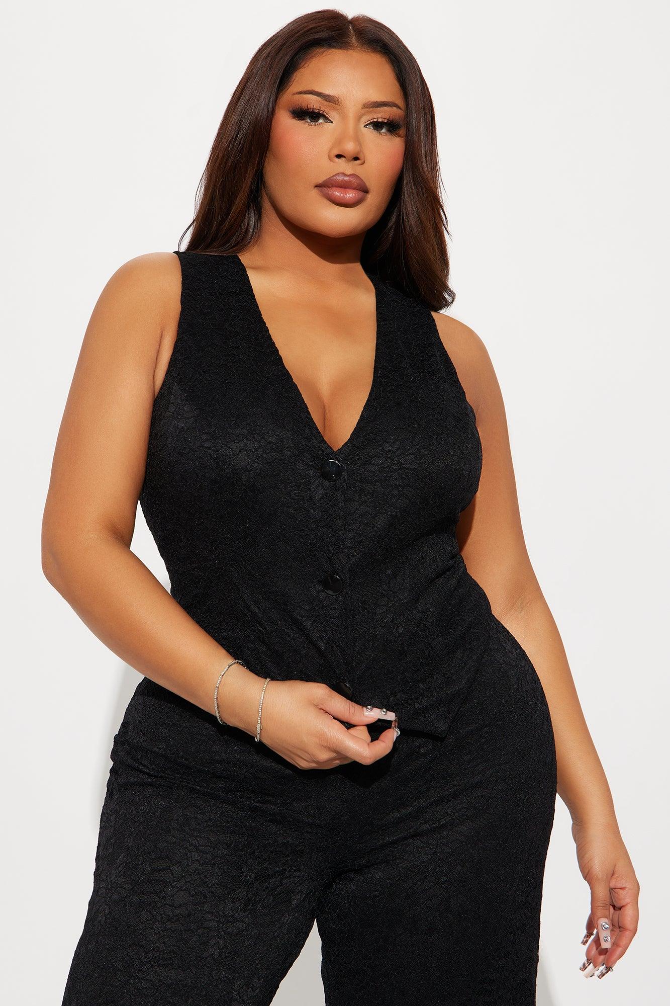Rosie Lace Jumpsuit - Black Product Image
