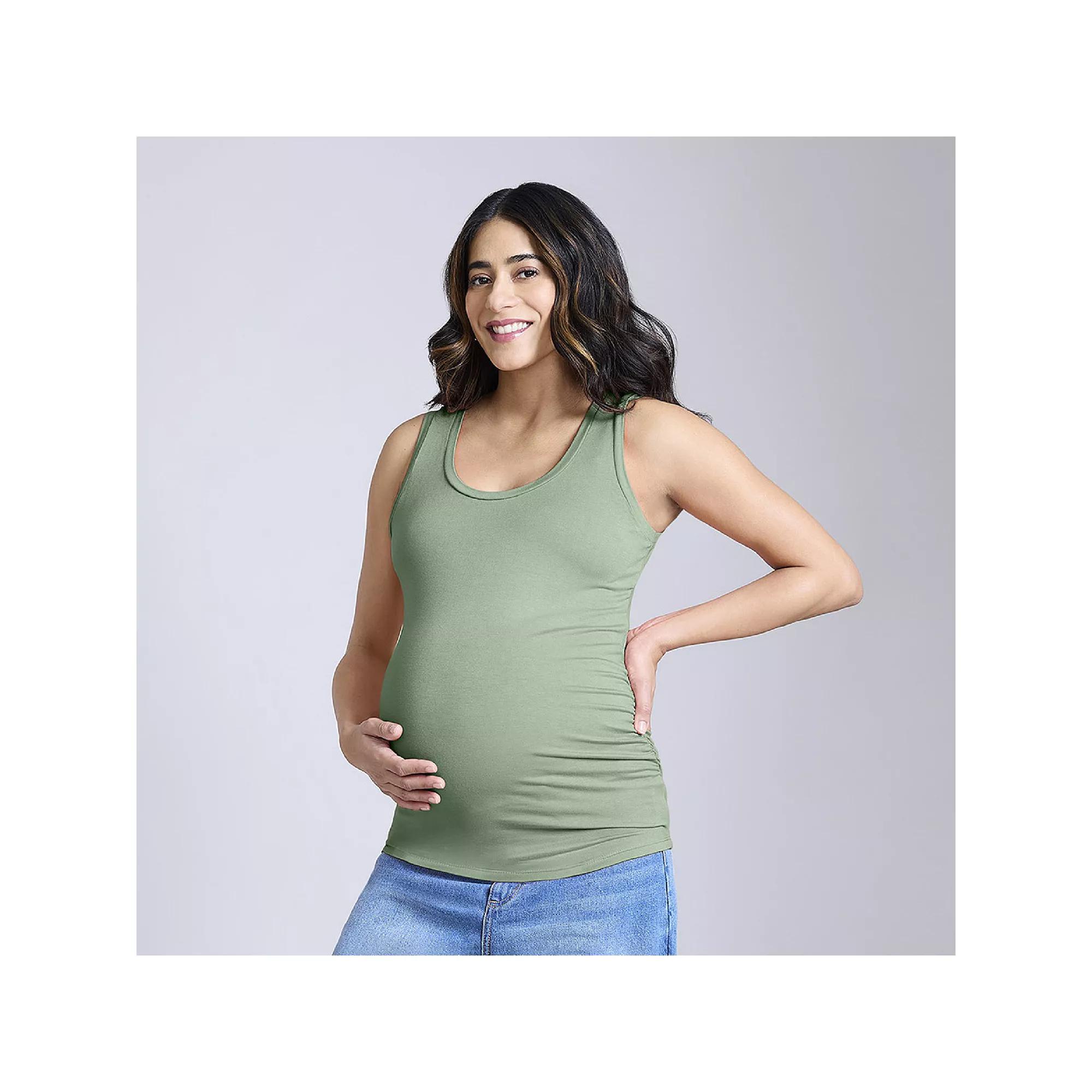 Maternity Motherhood® Side Ruched Tank, Women's,  Product Image