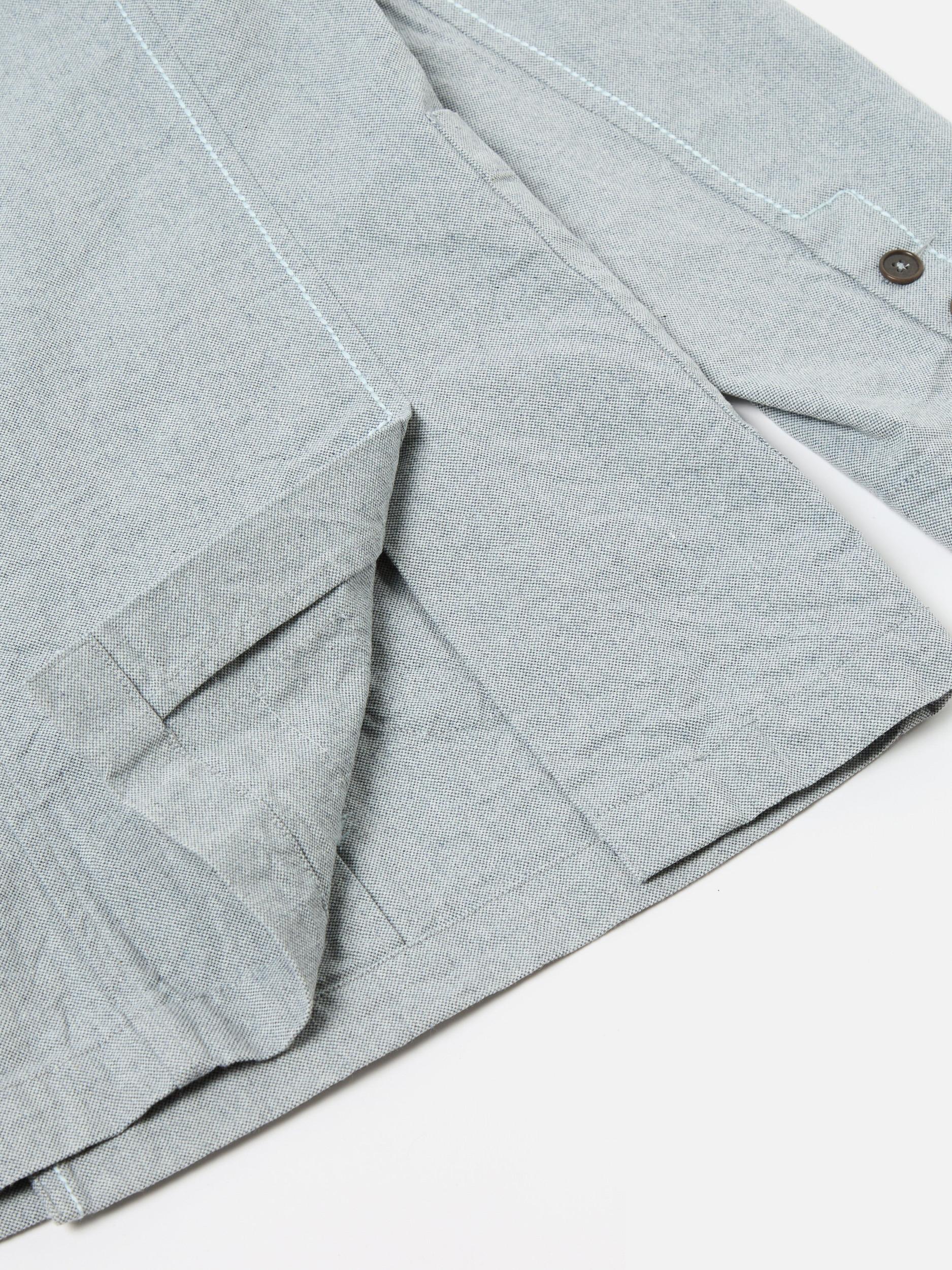 Indigo Reworked Jean Cloth Manor Jacket Product Image