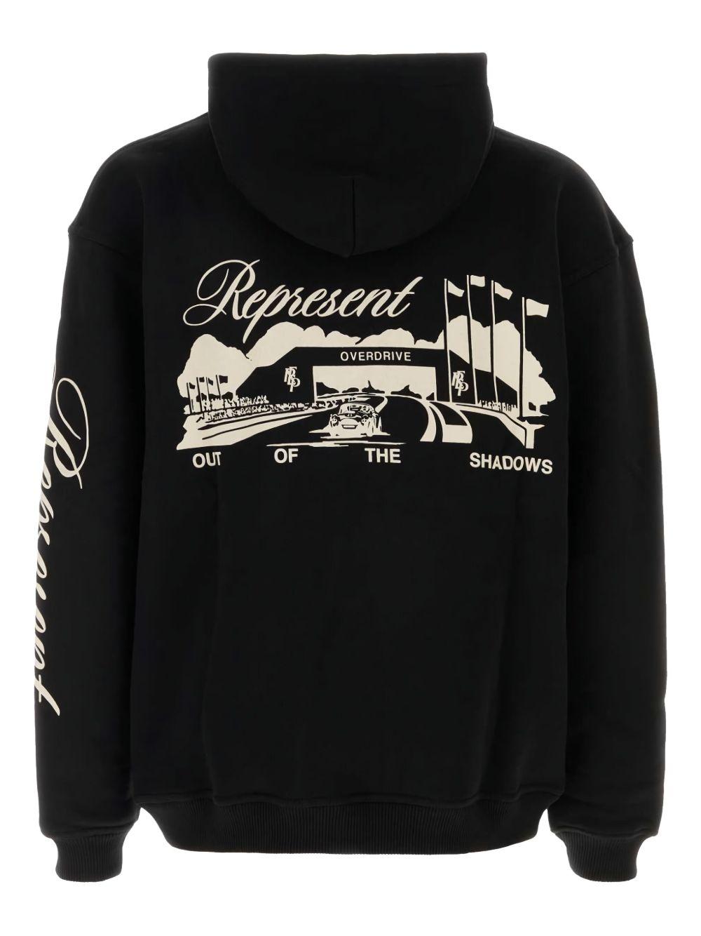 Raceway cotton hoodie Product Image