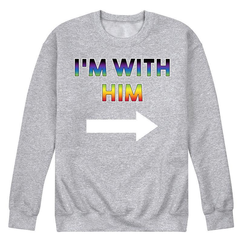 Men's I'm With Him Fleece Sweatshirt,  Product Image