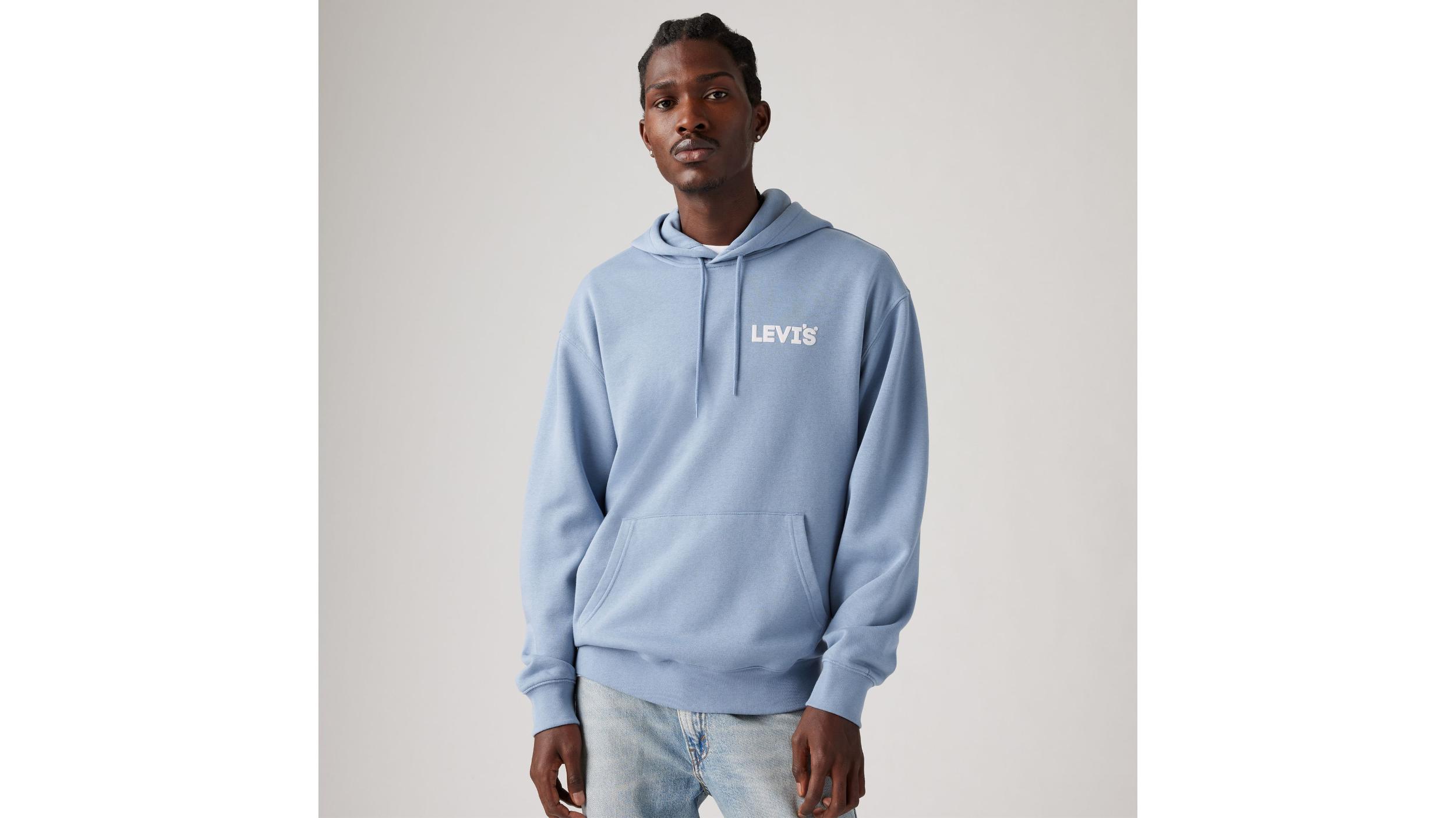 Relaxed Fit Graphic Hoodie Sweatshirt Product Image