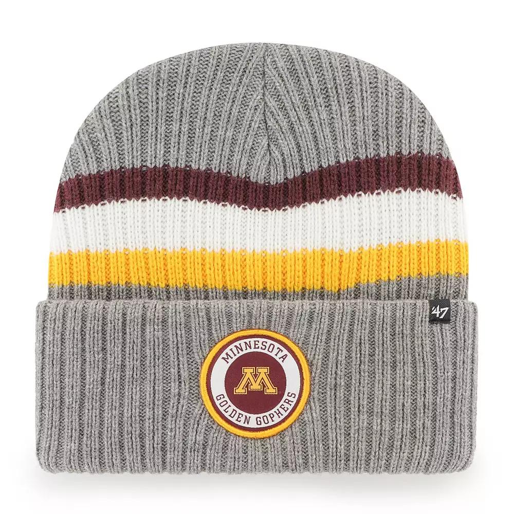 Men's '47 Charcoal Minnesota Golden Gophers Highline Cuffed Knit Product Image