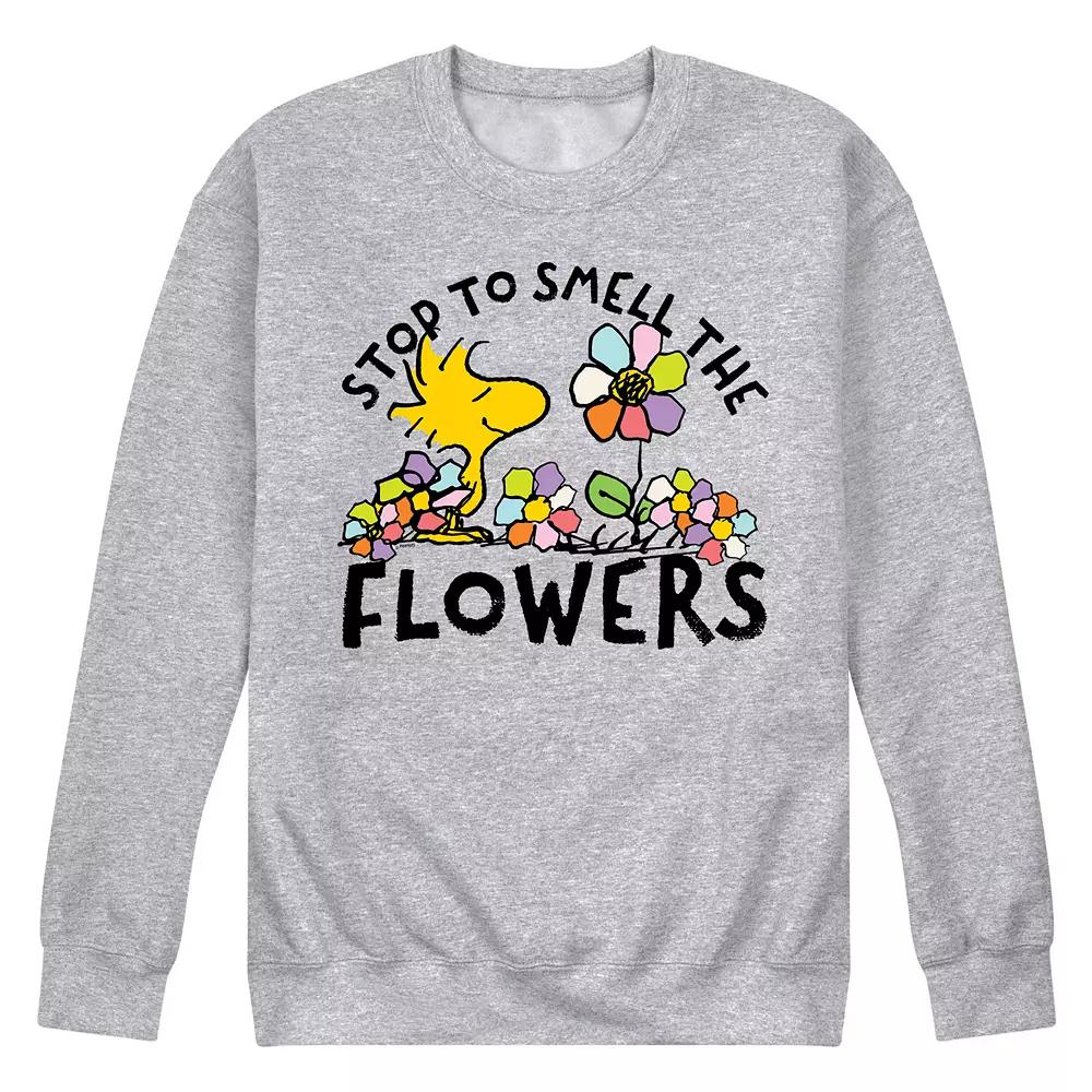 Men's Peanuts Stop & Smell The Flowers Long Sleeve,  Product Image