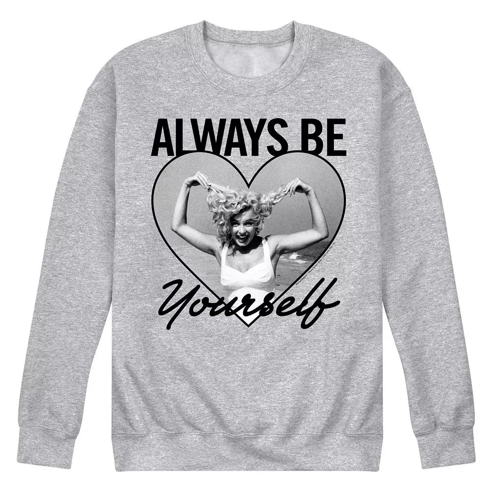 Men's Marilyn Monroe Always Be Yourself Sweatshirt,  Product Image