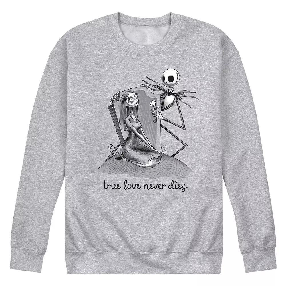 Disney's Nightmare Before Christmas Men's True Love Fleece Sweatshirt,  Product Image
