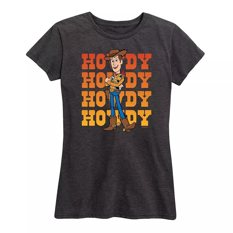 Disney / Pixar's Toy Story Woody Women's Howdy Graphic Tee, Girl's,  Product Image