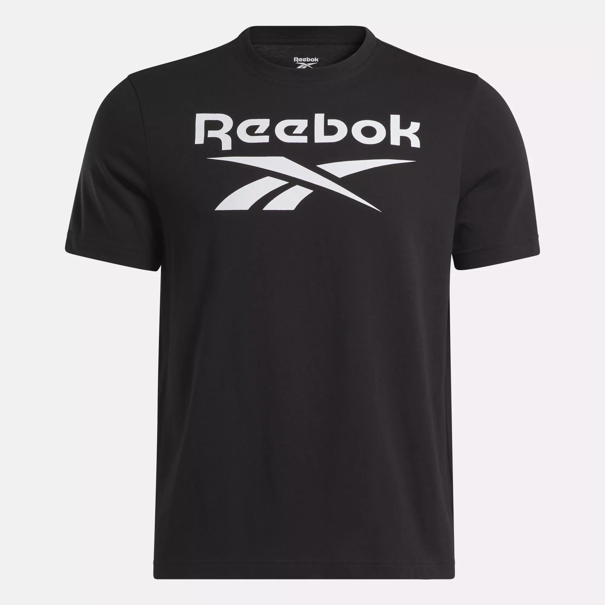 Men's Reebok Identity Big Stacked Logo T-Shirt Male Product Image