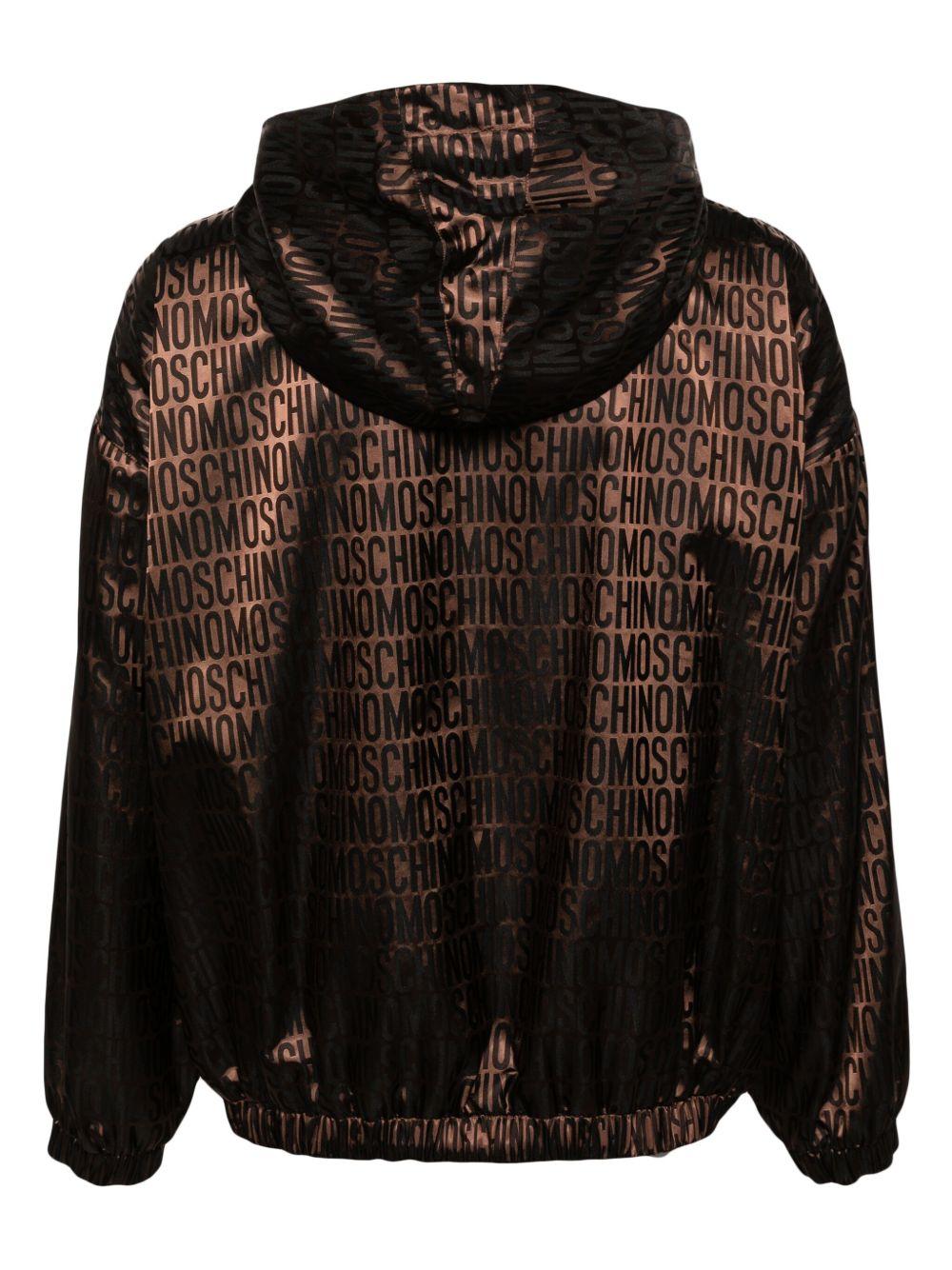 monogram-jacquard hooded jacket Product Image