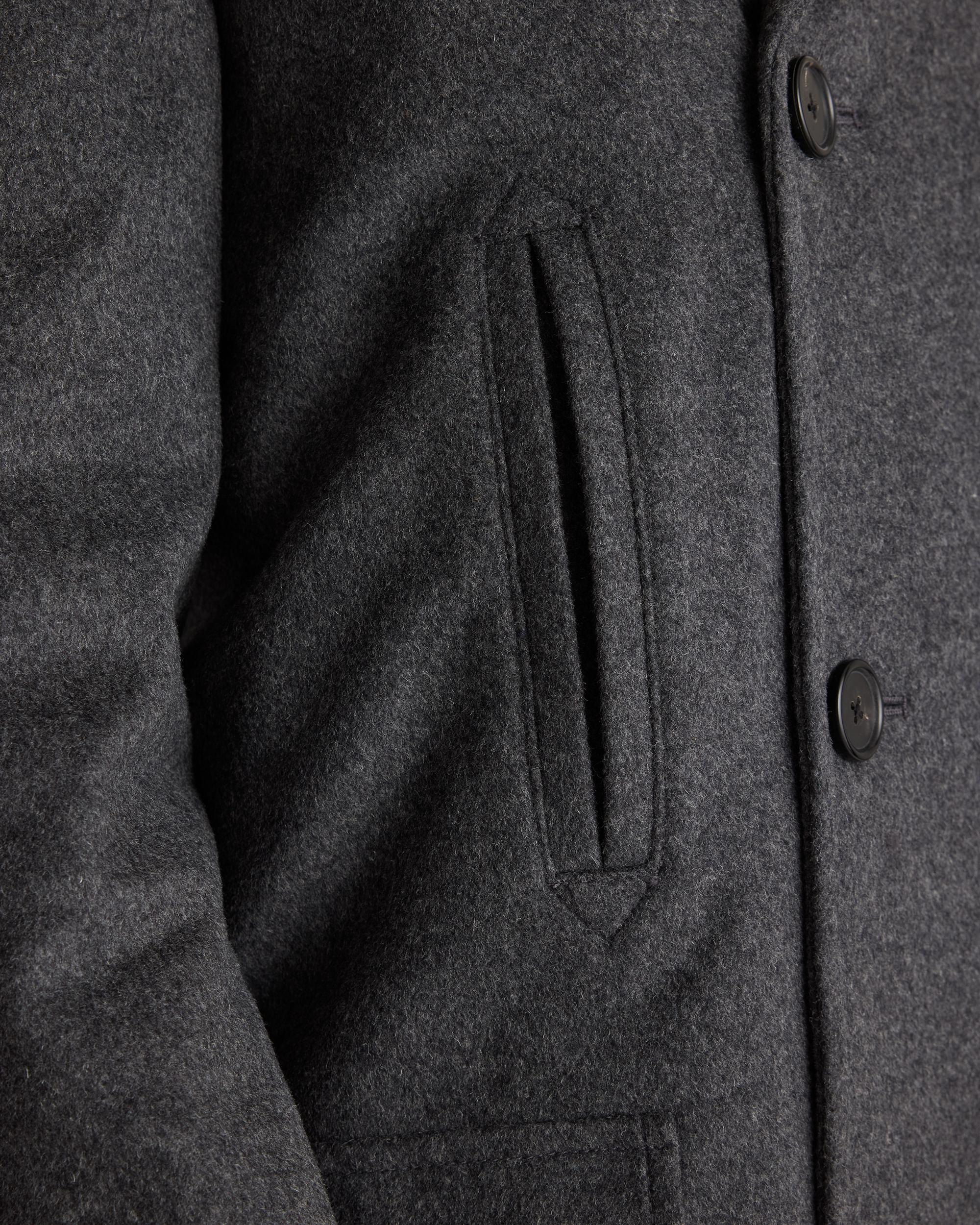 Quince | Men's Italian Wool Double-Breasted Officer Topcoat Wool/Nylon Product Image