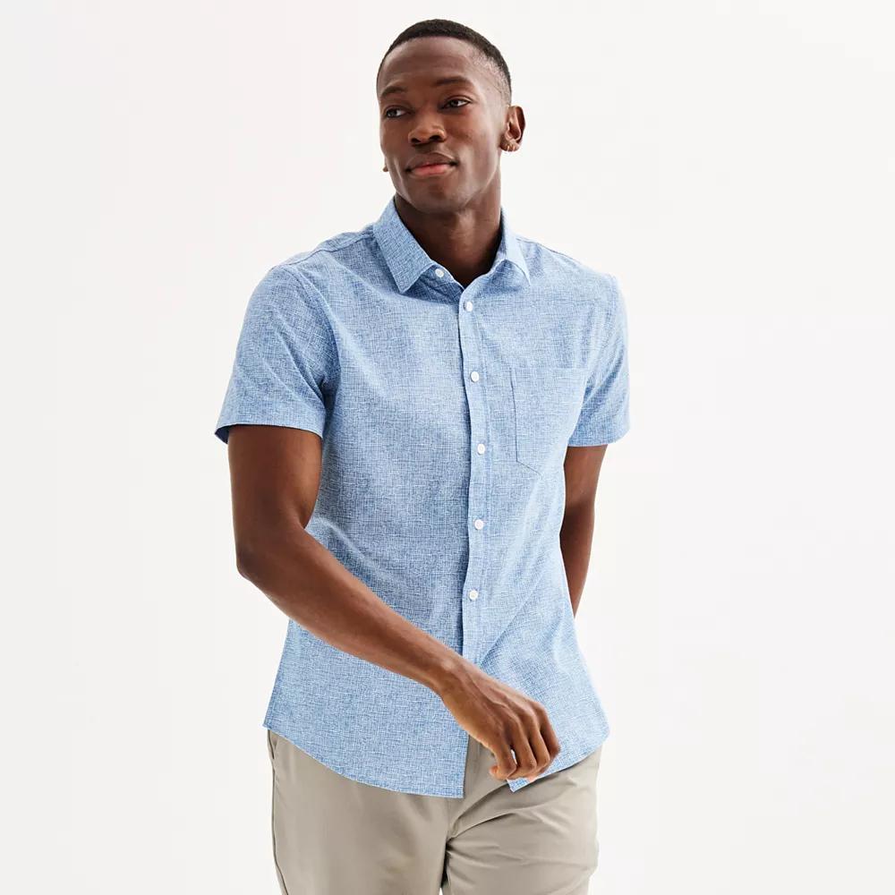 Men's FLX Slim Performance Untucked-Fit Button Down Shirt,  Product Image