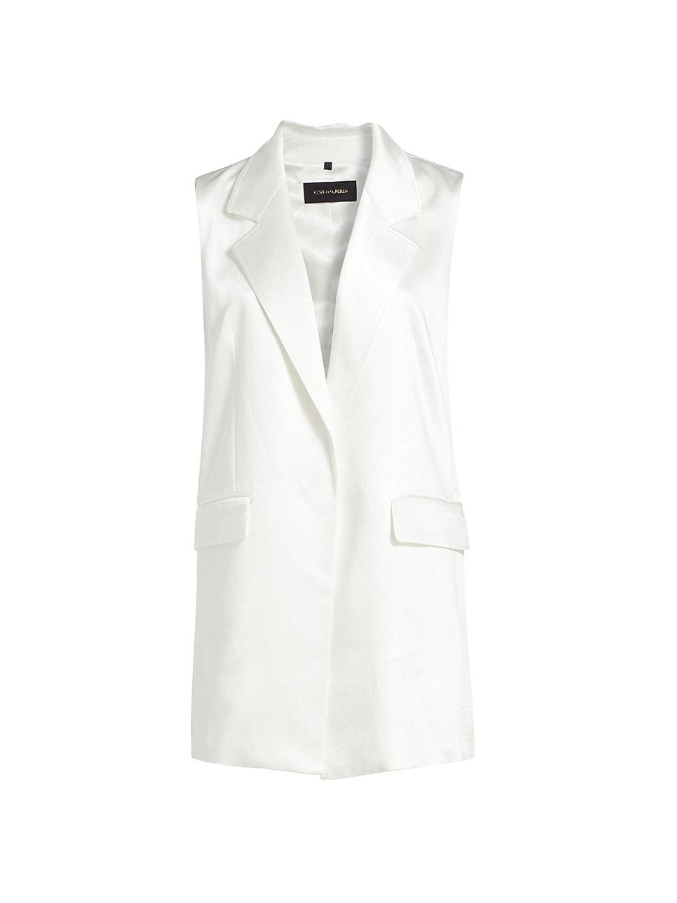 Womens June Satin Longline Vest Product Image