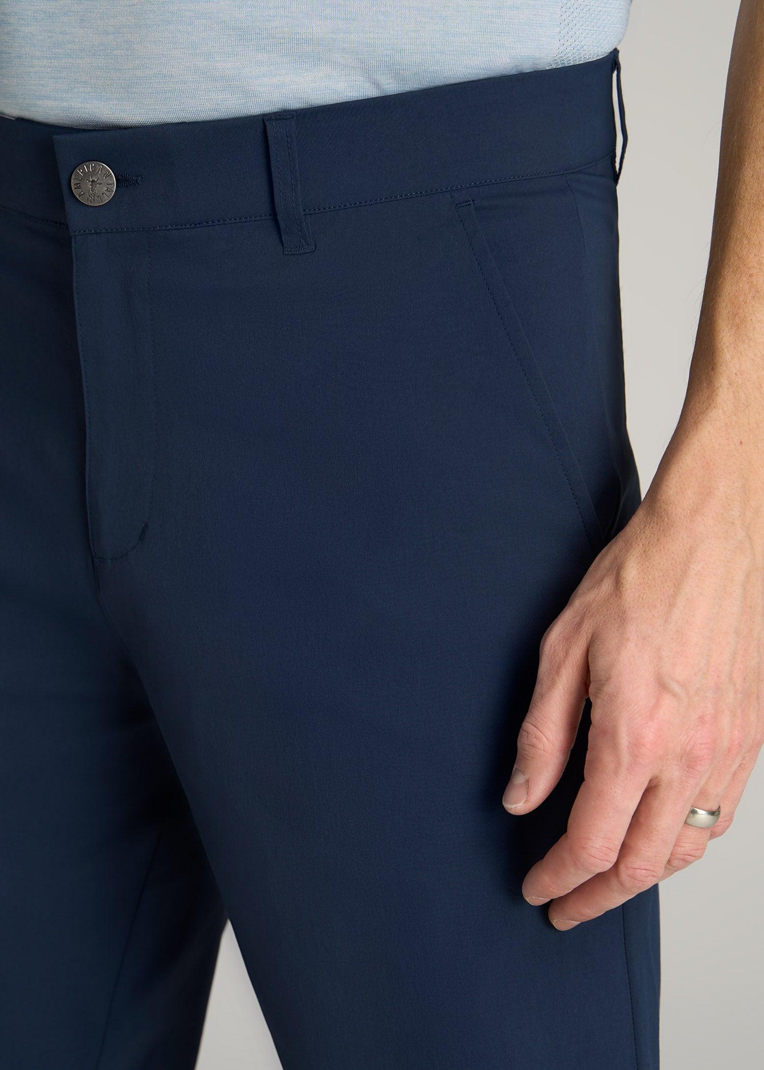 Traveler Chino Shorts for Tall Men in Marine Navy Male Product Image