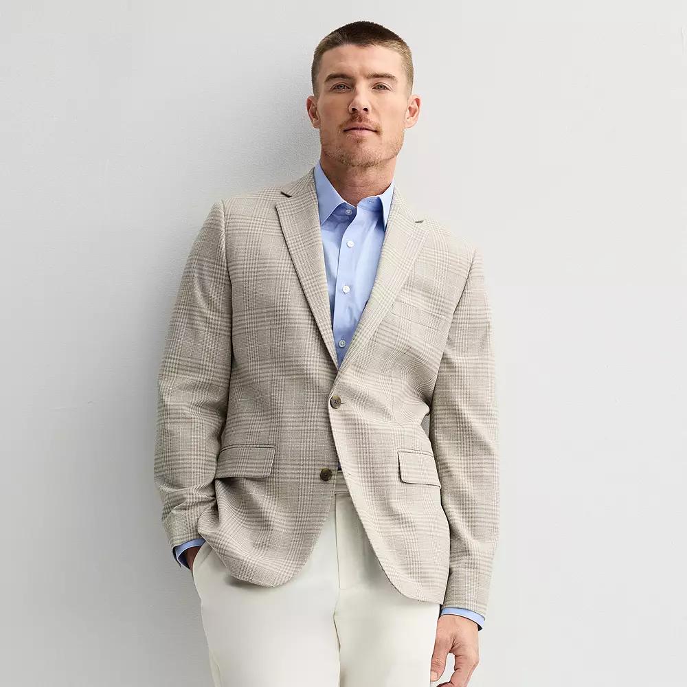 Men's Apt. 9® Premier Flex Slim-Fit Essential Sport Coat, Size: 40 - Regular, Plaid Product Image