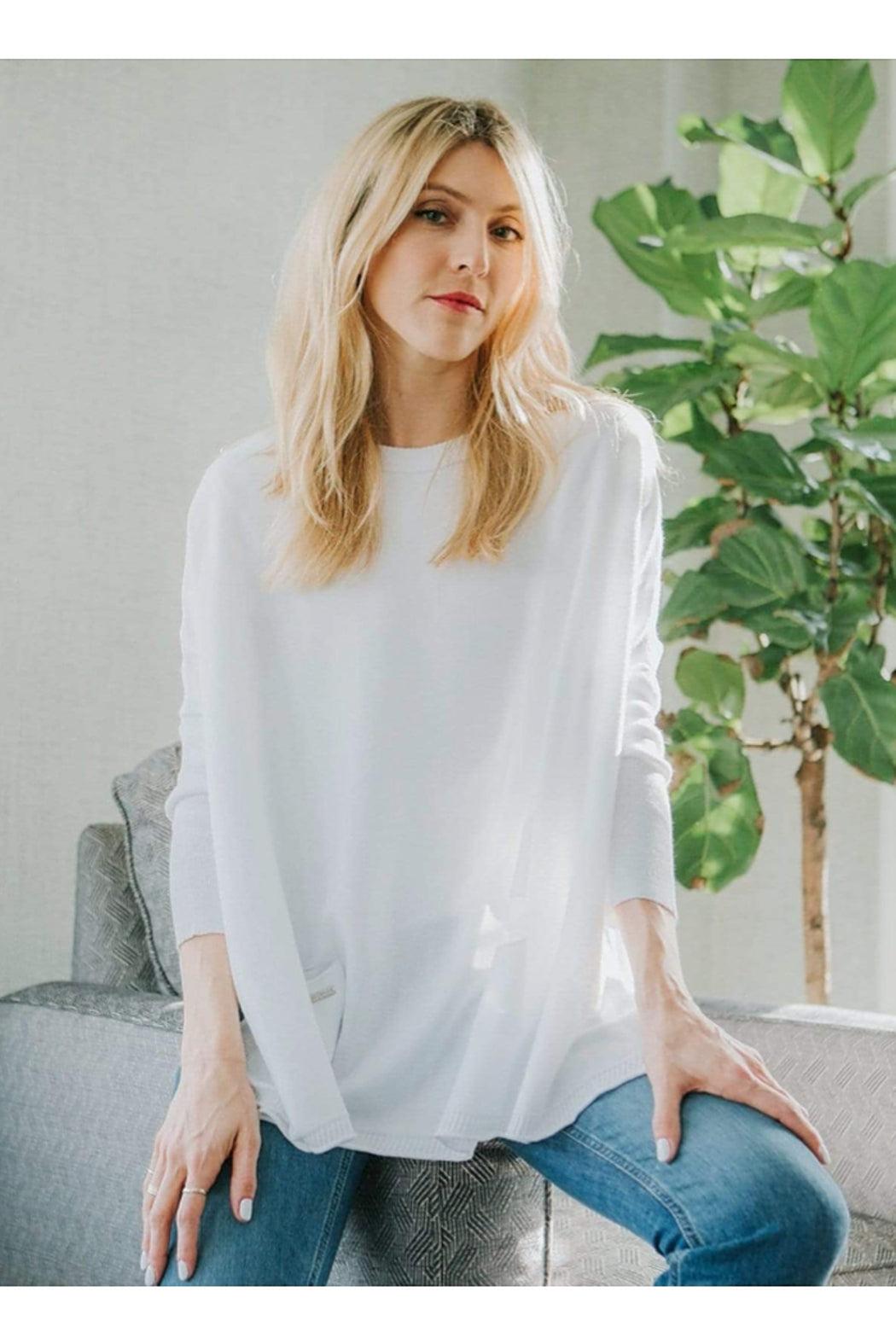 CATALINA CREWNECK MINI POCKET TRAVEL SWEATER Product Image