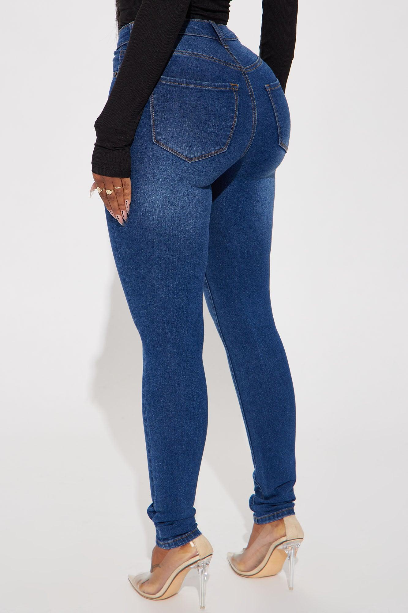 Show It Off Stretch Skinny Jean - Dark Wash Product Image