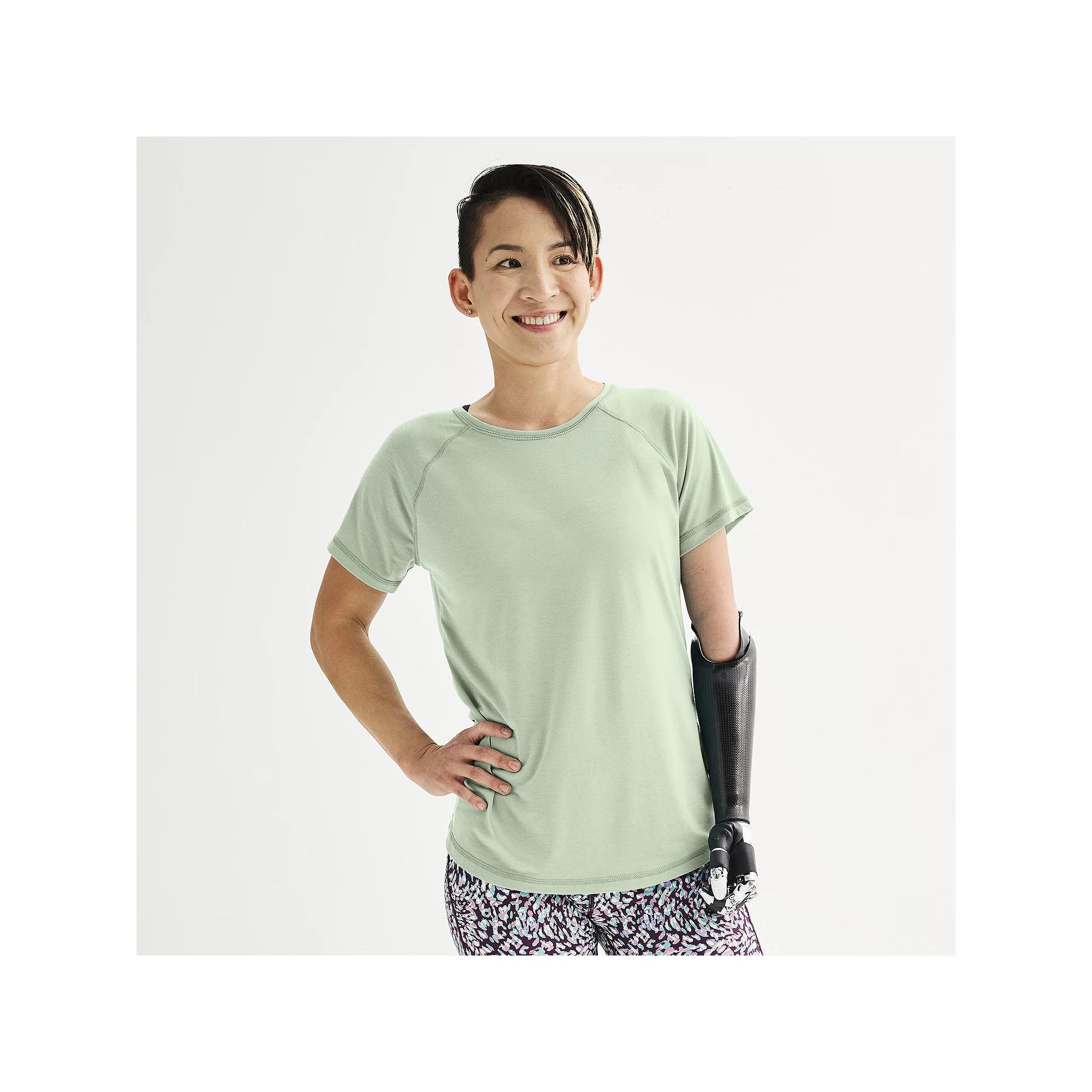 Women's Tek Gear® Adaptive Essential Core Raglan Tee,  Product Image