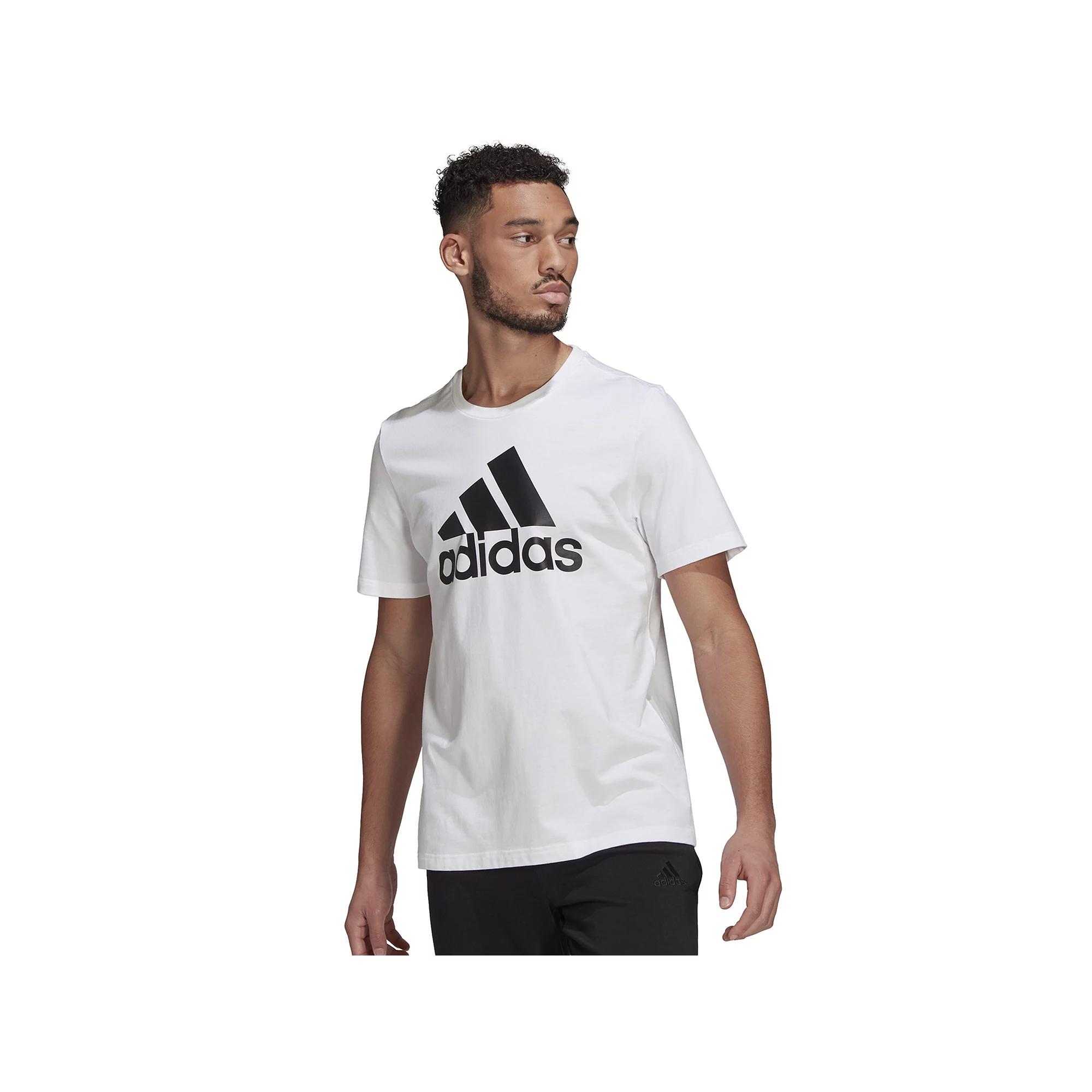 Men's adidas Classic Badge of Sport Tee, Size: XL, White Product Image