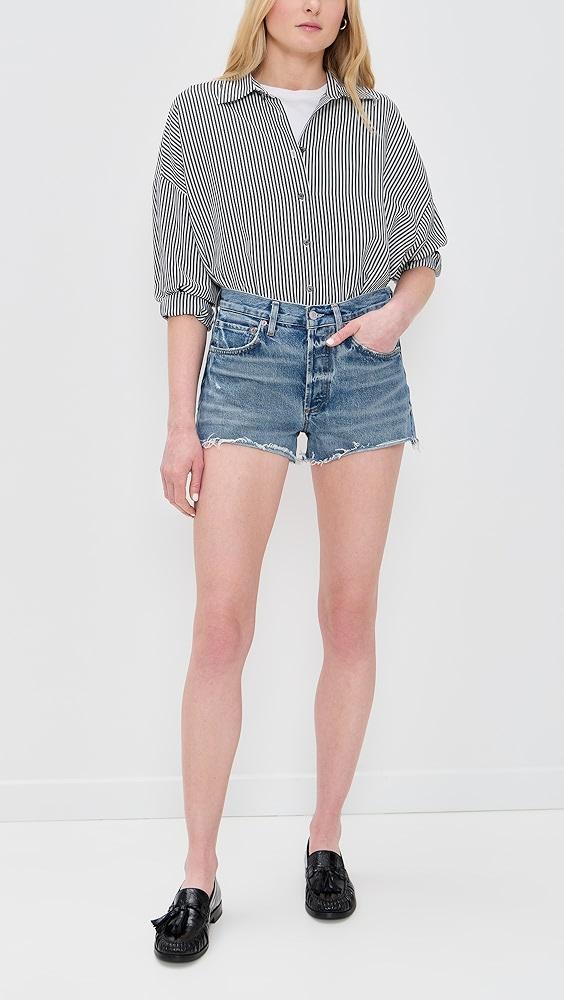 AGOLDE Parker Shorts: Vintage Cut Off | Shopbop Product Image