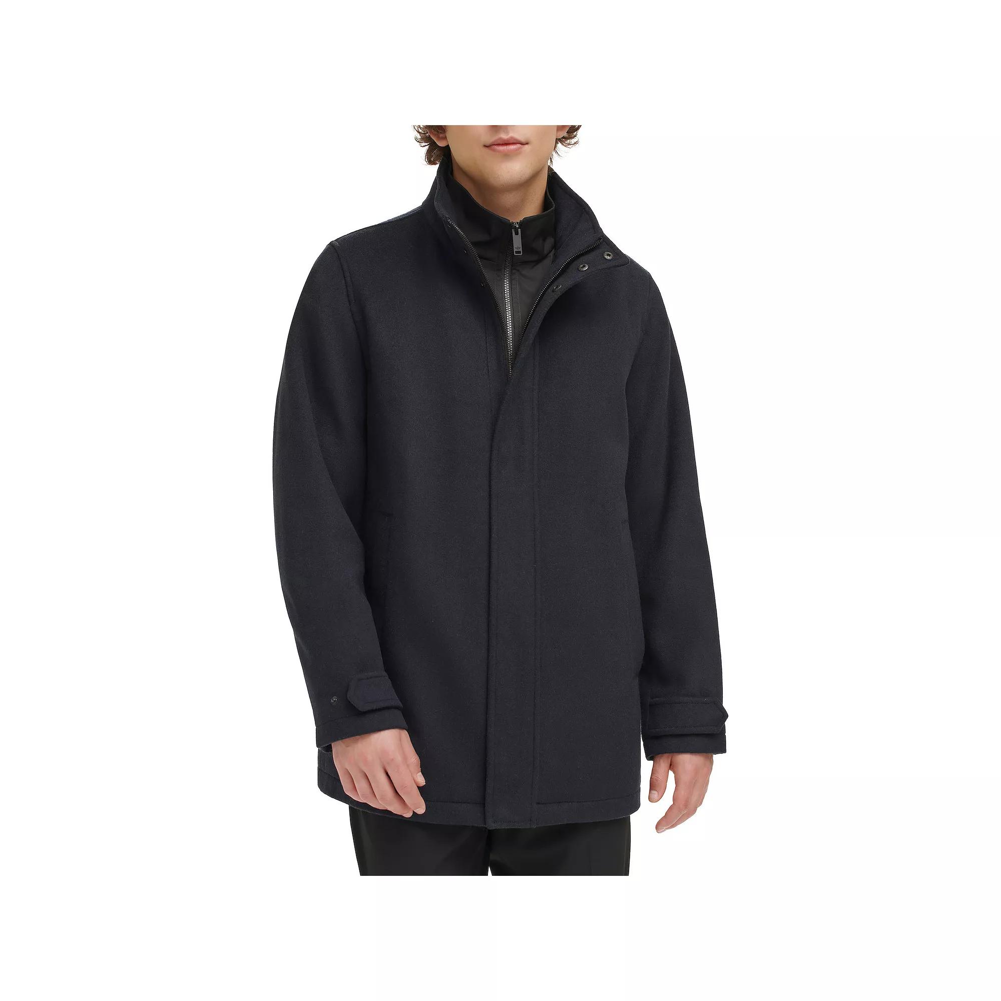 Men's Dockers® Wool Blend Walking Coat with Quilted Bib,  Product Image