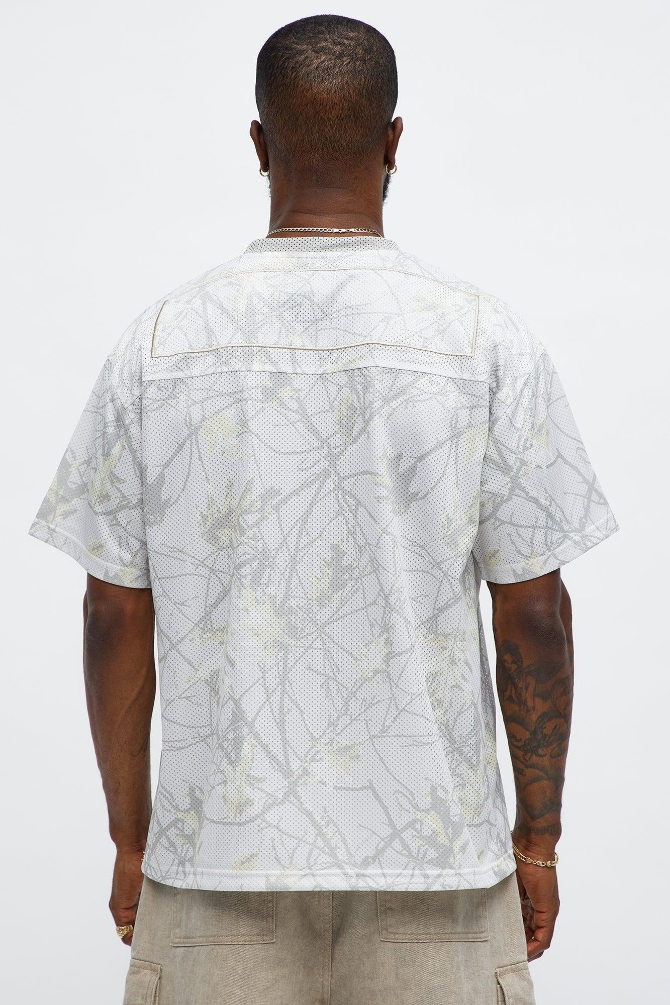 Short Sleeve Camo Jersey - Cream Male Product Image