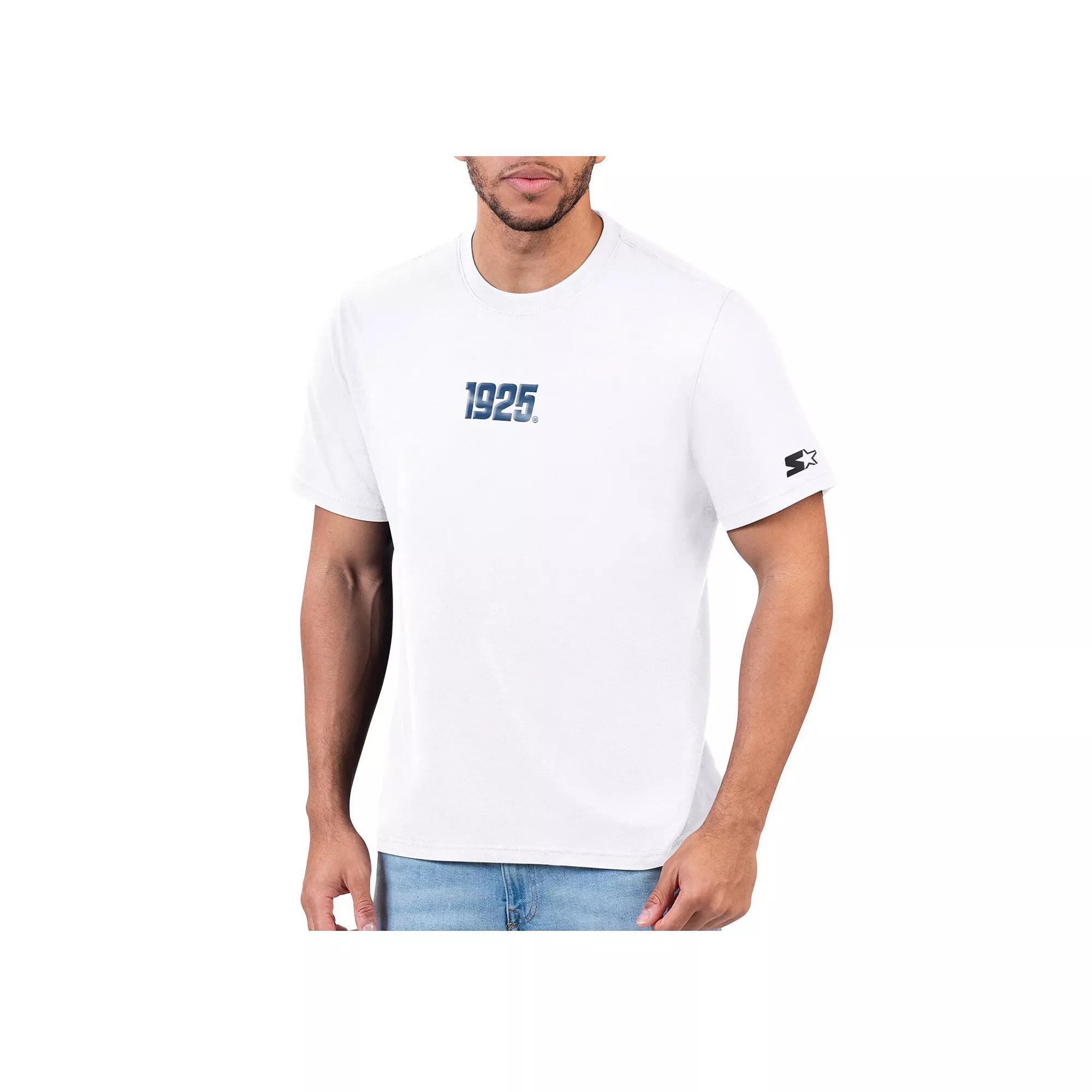 Men's Starter White New York Giants 1925 Collection T-Shirt,  Product Image