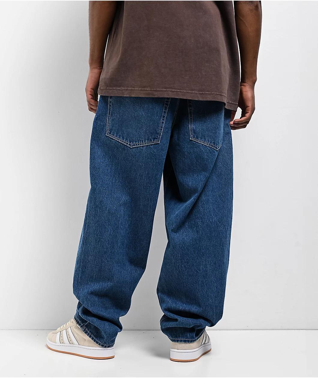 Empyre Grey Wash Ultra Loose Skate Jeans Product Image