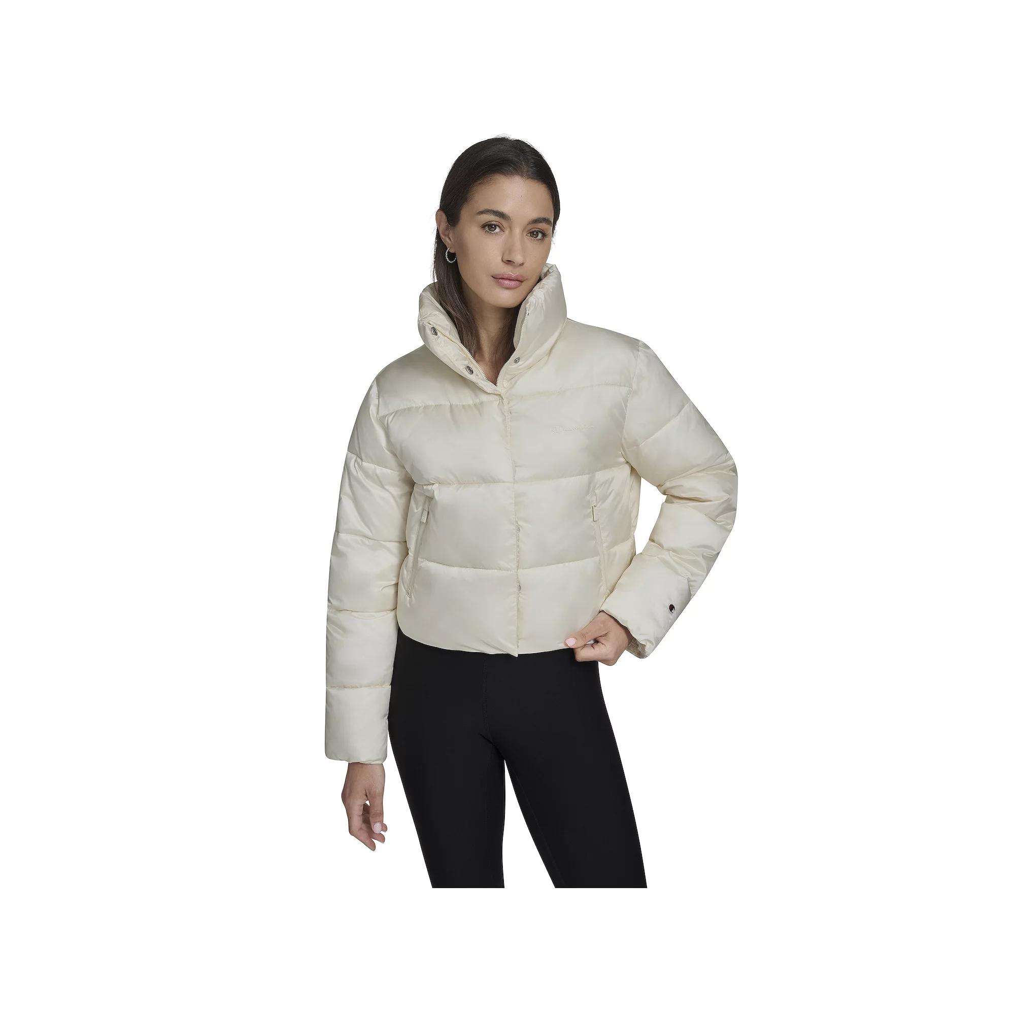 Juniors' Champion® Cropped Puffer Jacket, Women's,  Product Image