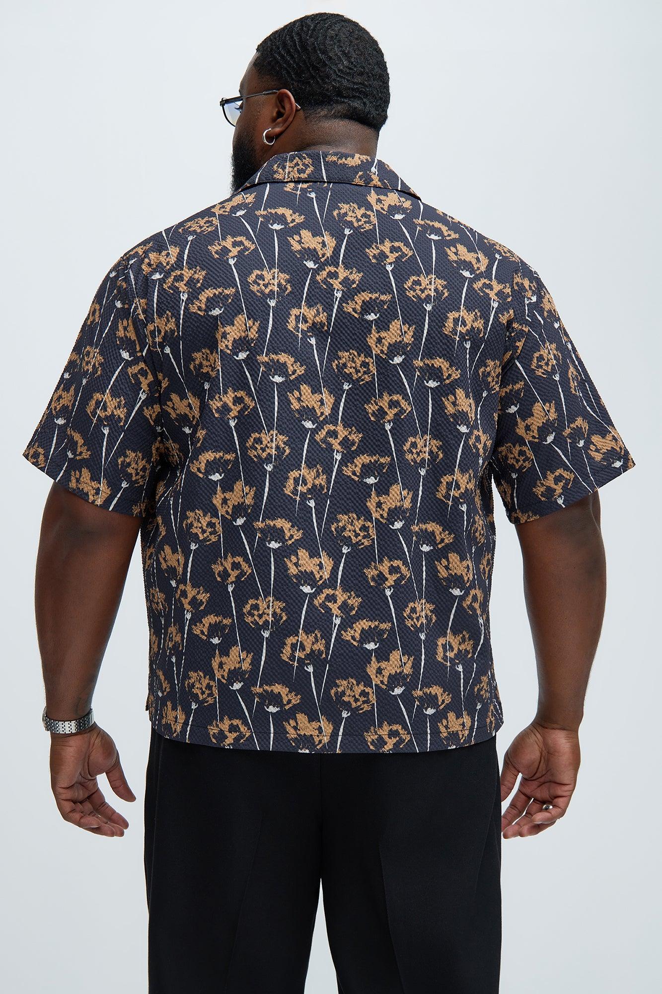 Raven Textured Shirt - Brown/combo Product Image