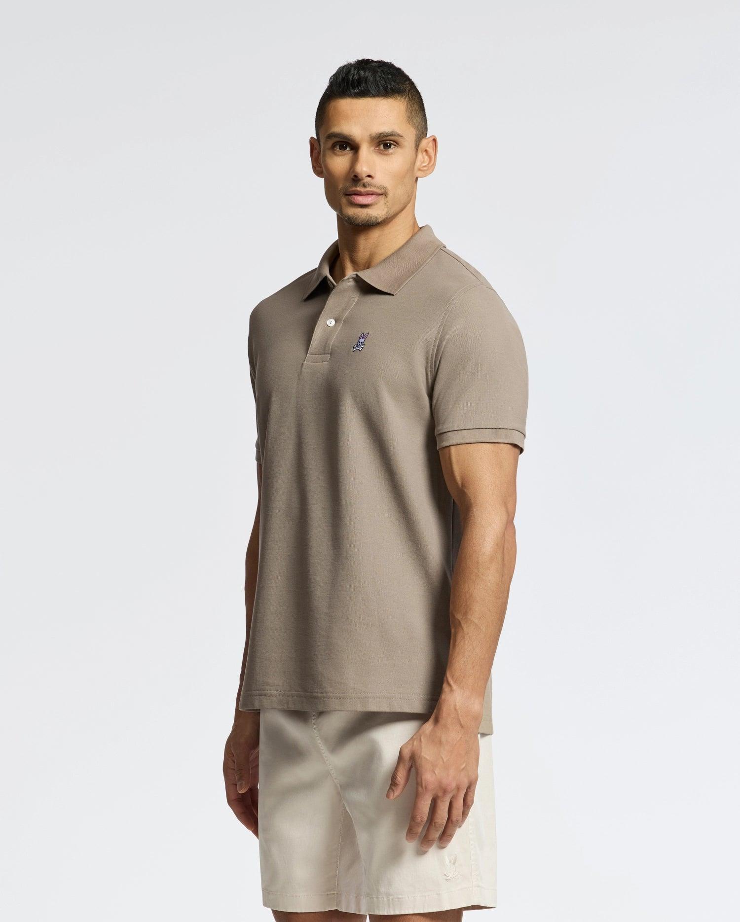 MENS CLASSIC PIQUE POLO SHIRT - B6K001CRPC Male Product Image