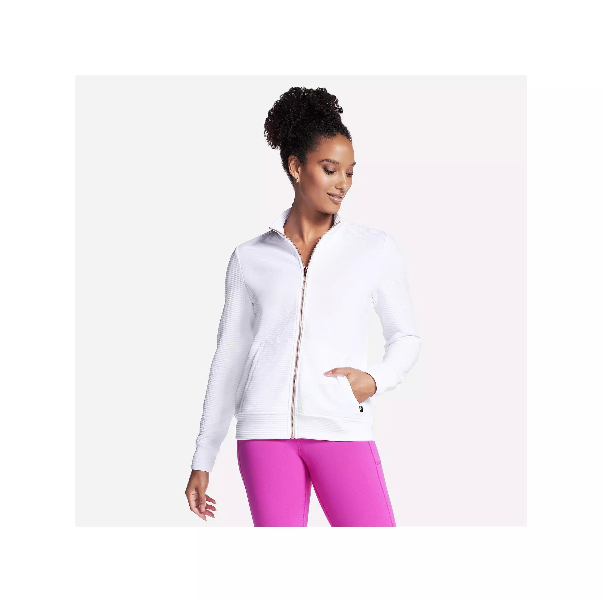 Women's Skechers® The Go Walk® Ottoman Cozy Fit Zip-Up Jacket,  Product Image