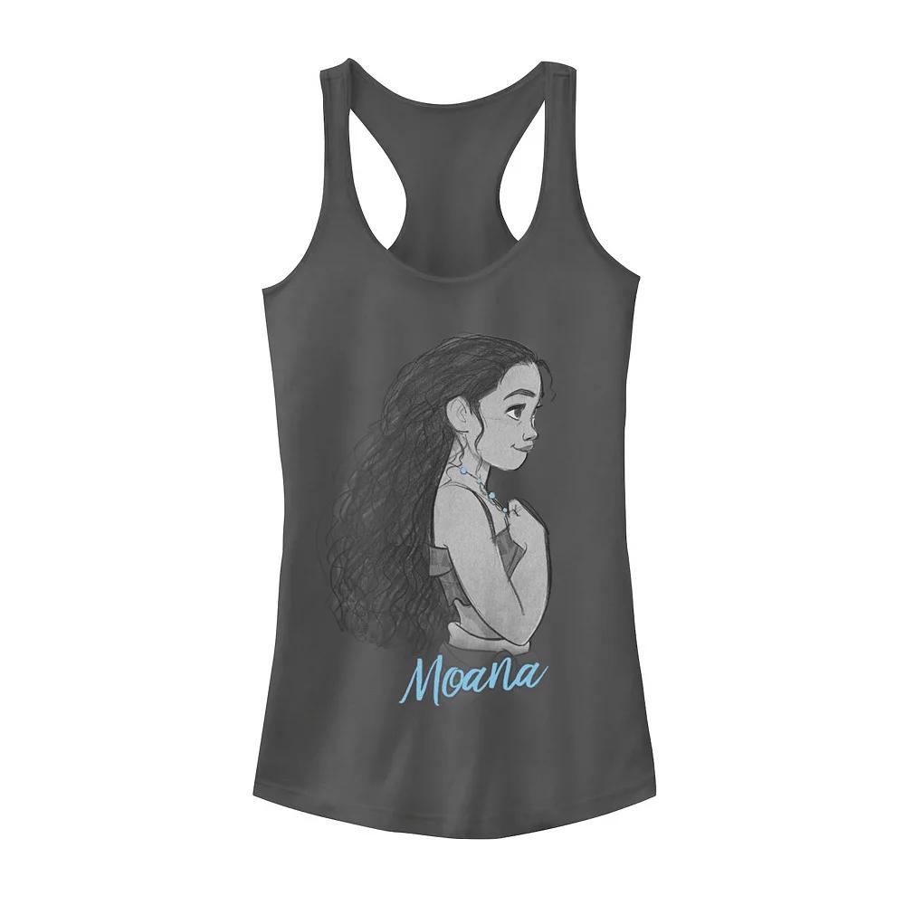 Disney's Moana Juniors' Profile Color Pop Graphic Tank Top, Girl's,  Product Image