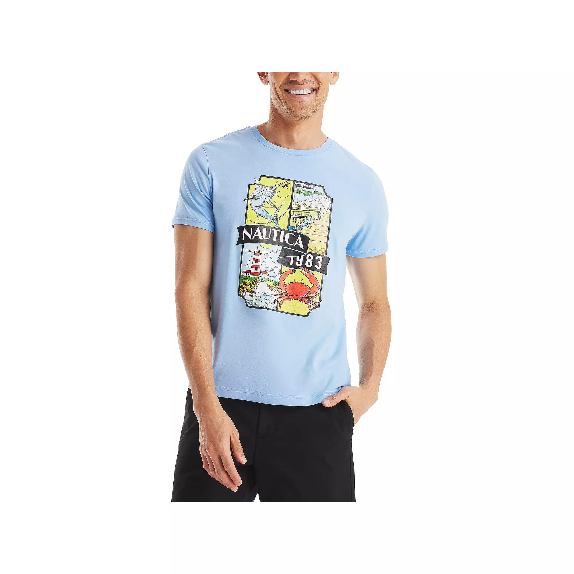 Men's Nautica Graphic T-Shirt, Size: XL, Lighthouse Product Image