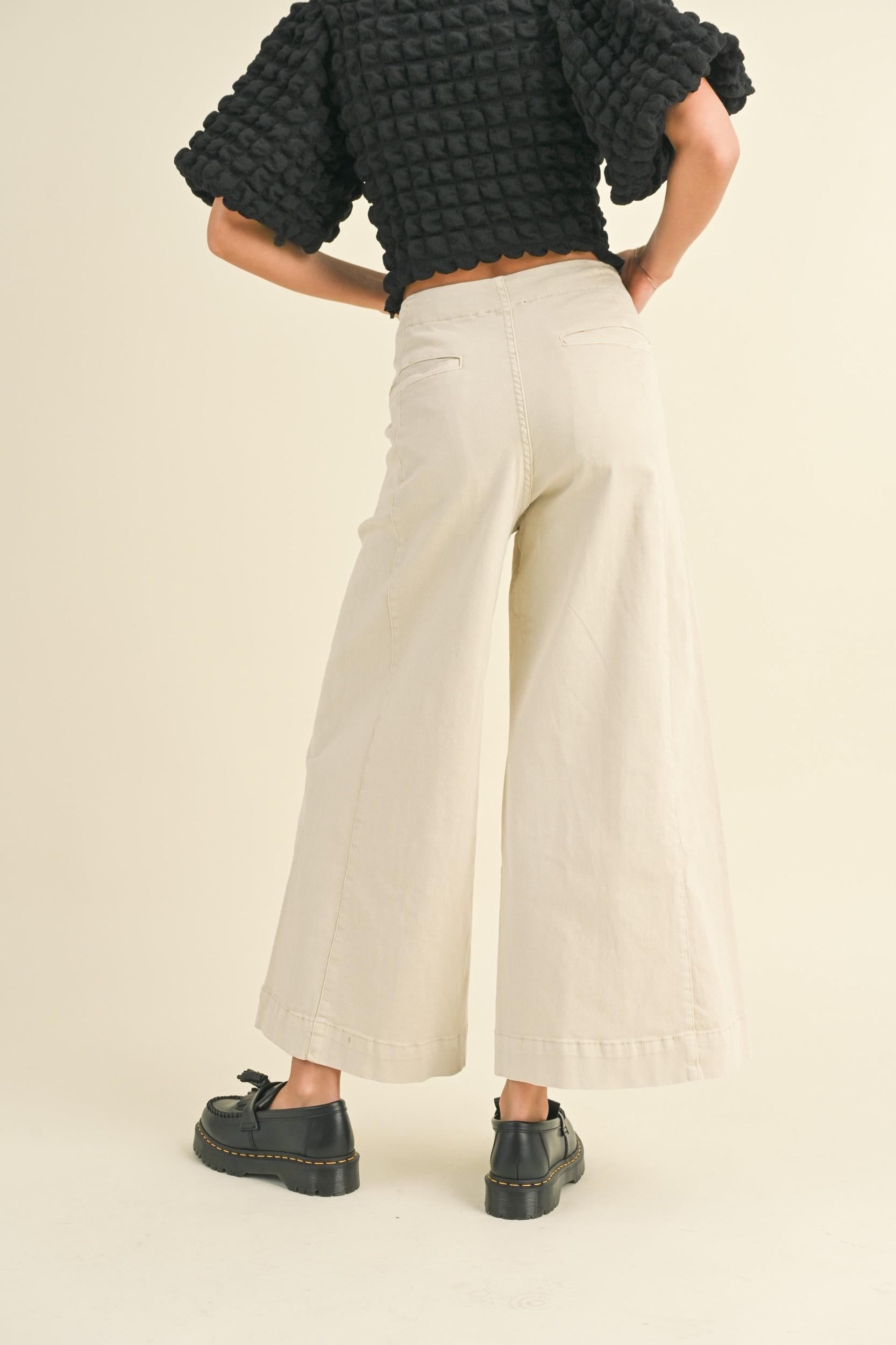 Stretched Wide Leg Premium Pants Product Image