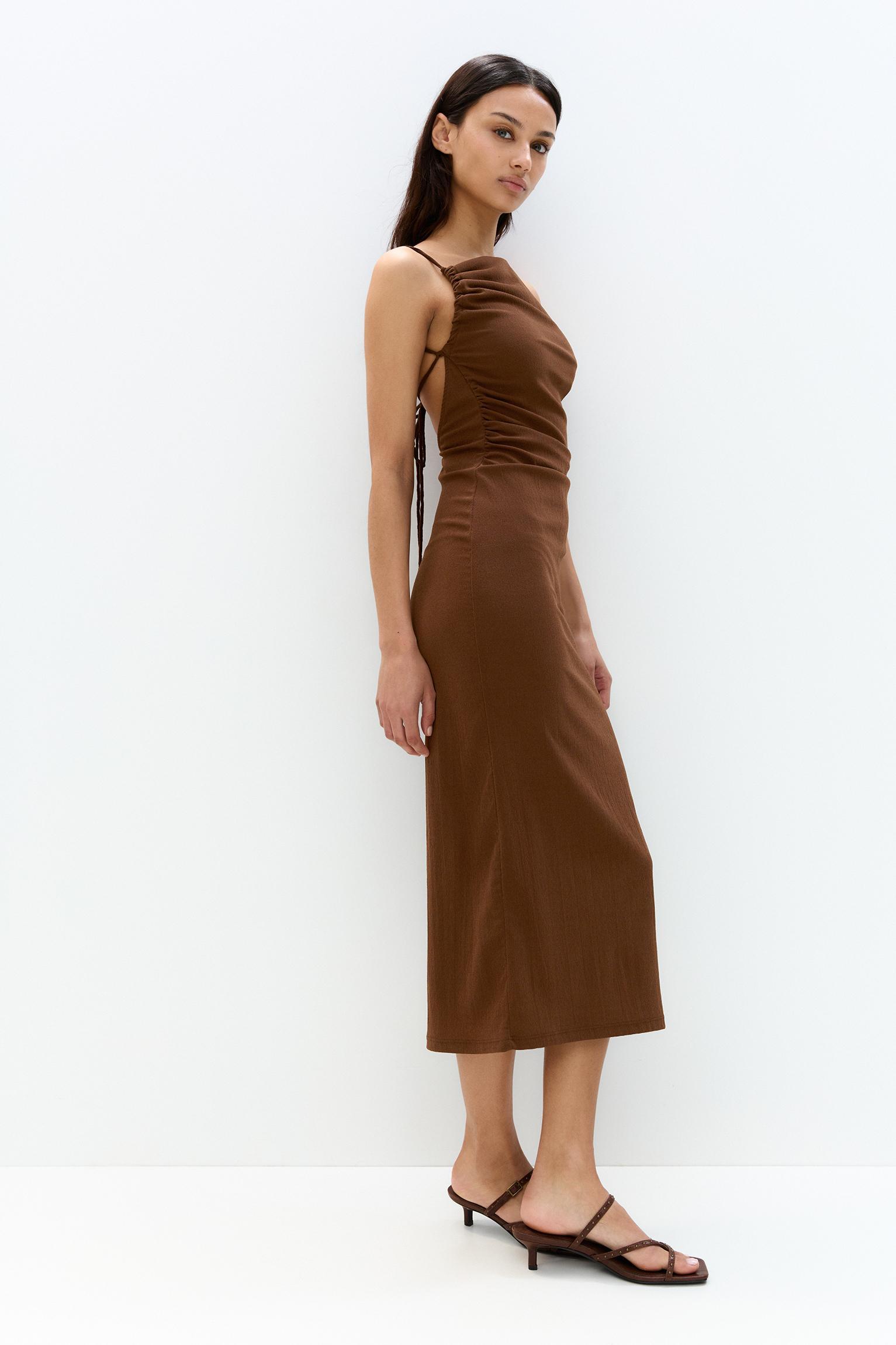 Asymmetric midi dress Product Image