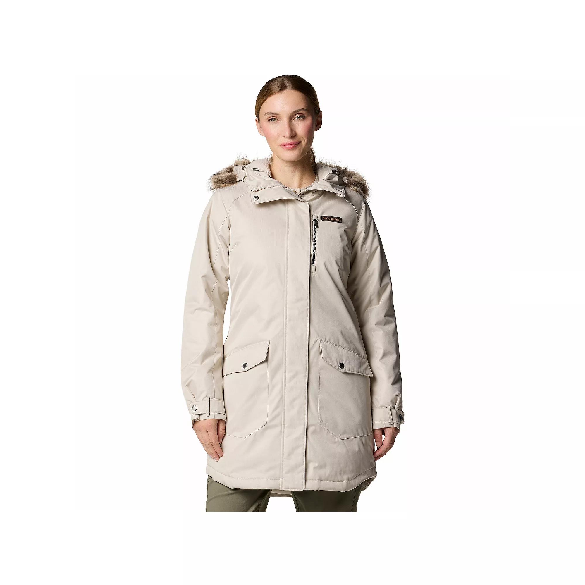 Women's Columbia Suttle Mountain Faux Fur Long Insulated Jacket,  Product Image