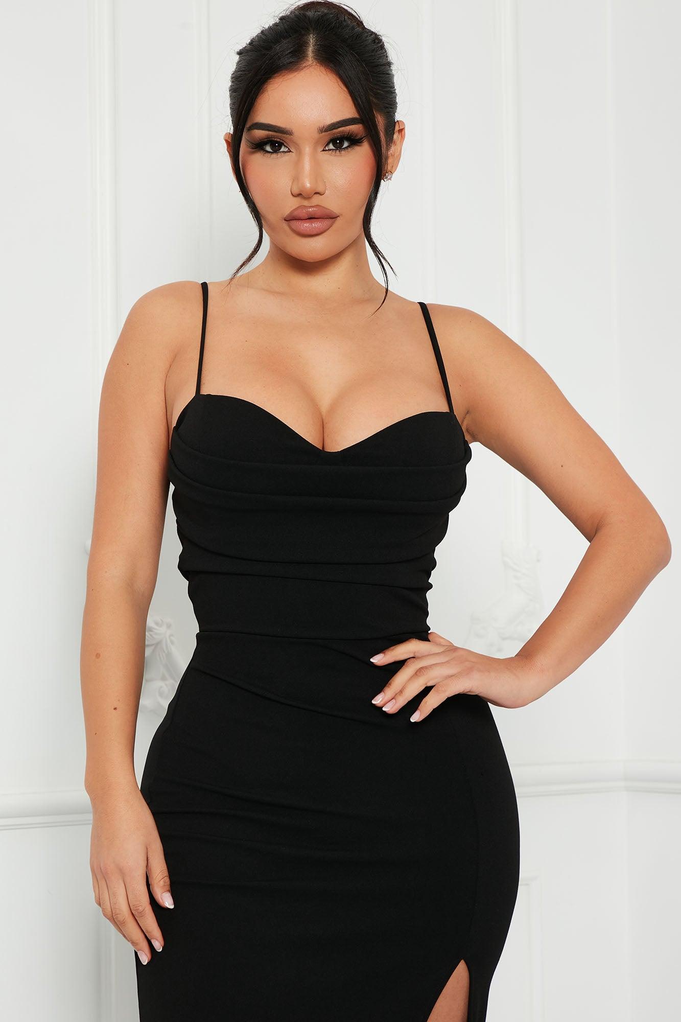 Exclusive Invite Maxi Dress - Black Product Image
