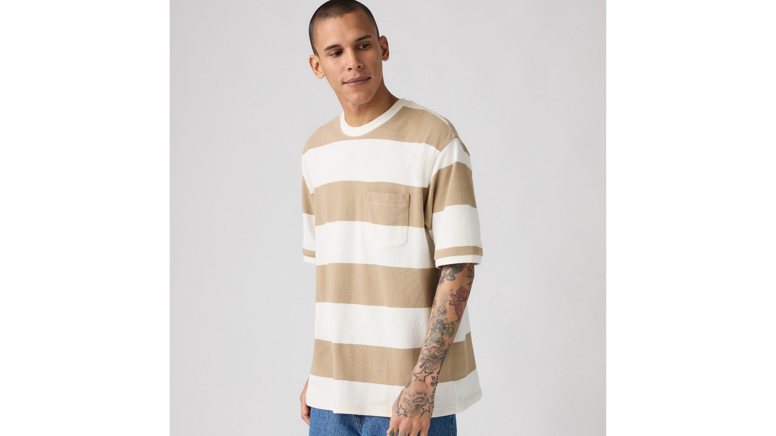 Half-Sleeve Pique T-Shirt Product Image