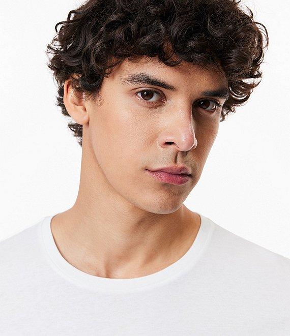 Lacoste Short Sleeve Regular Fit Crew Neck Undershirts 3-Pack Product Image